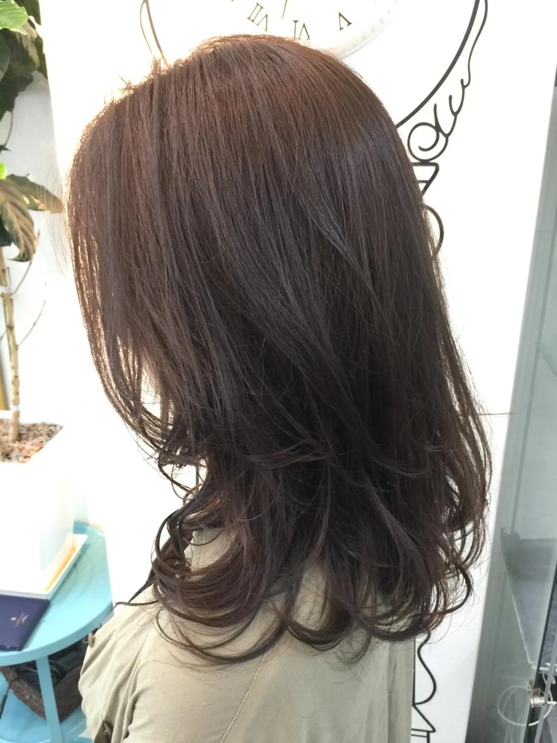 ミディアム カット パーマ 縮毛矯正 トリートメント ajuga所属・hama yukiのヘアスタイル