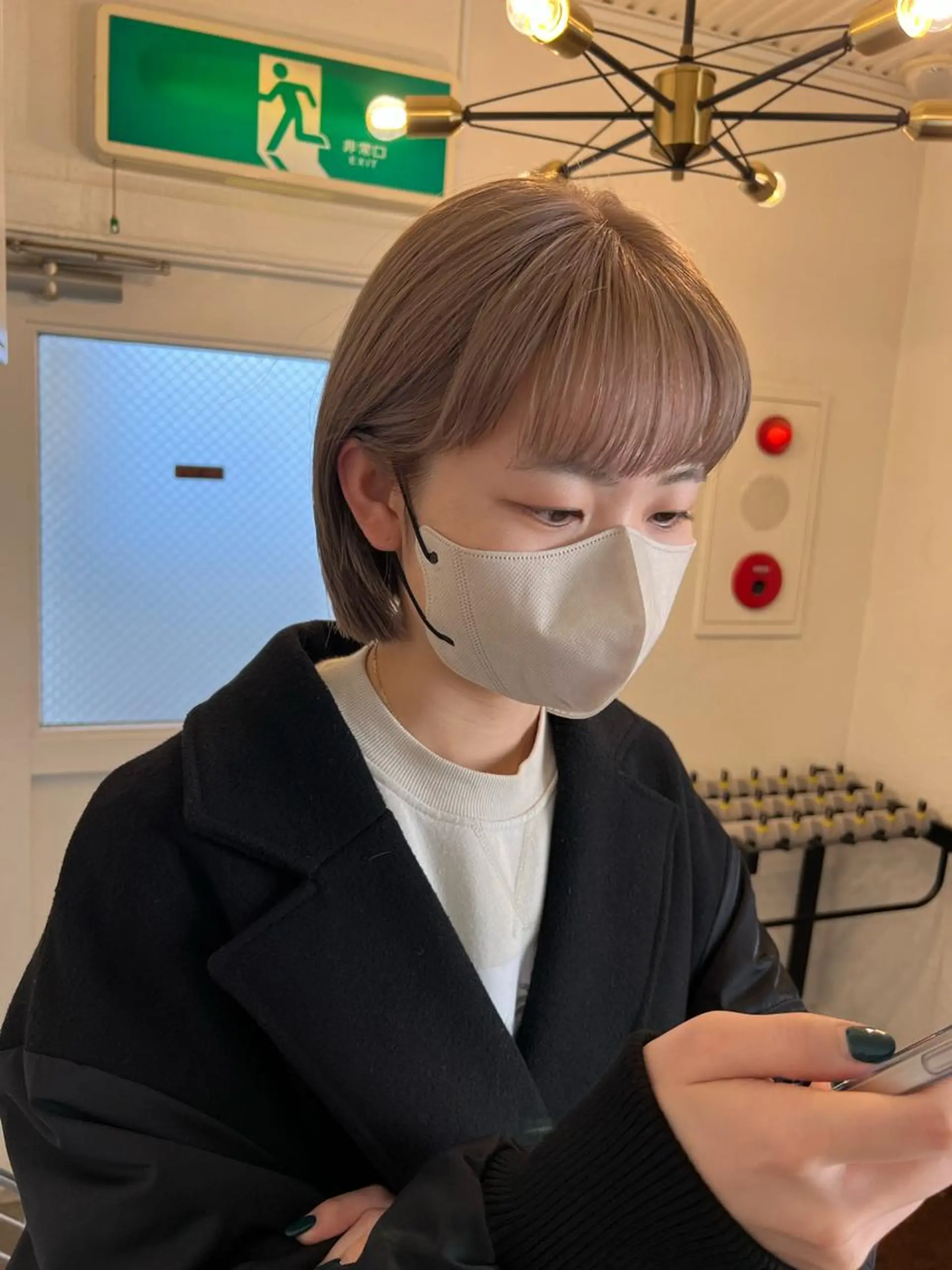 ミディアム 名駅/艶韓国風ヘア miyabiのヘアスタイル