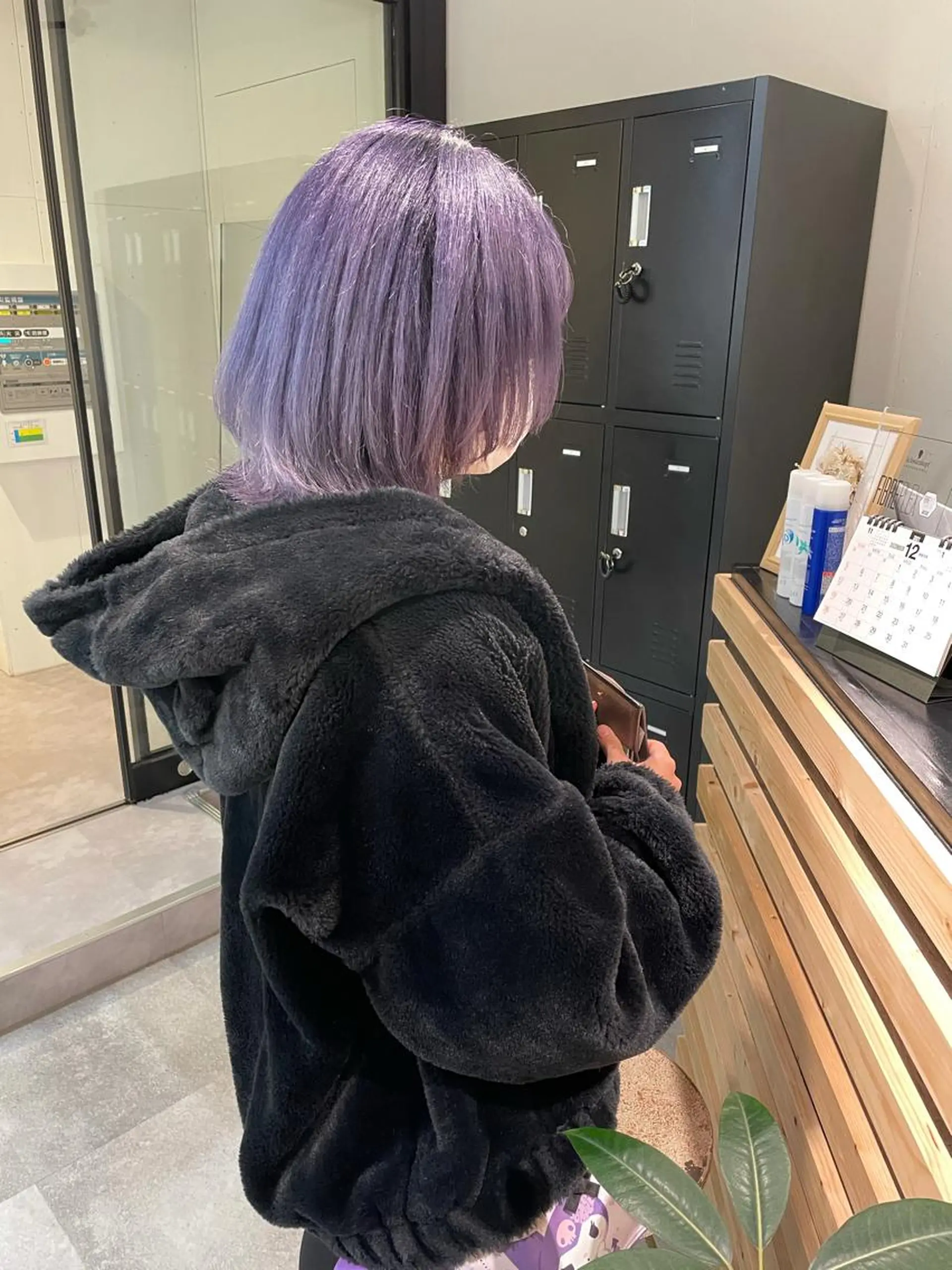 ミディアム カラー ヘアアレンジ ブルーカラー ブルーラベンダー ラベンダーカラー マツオカ マコのヘアスタイル