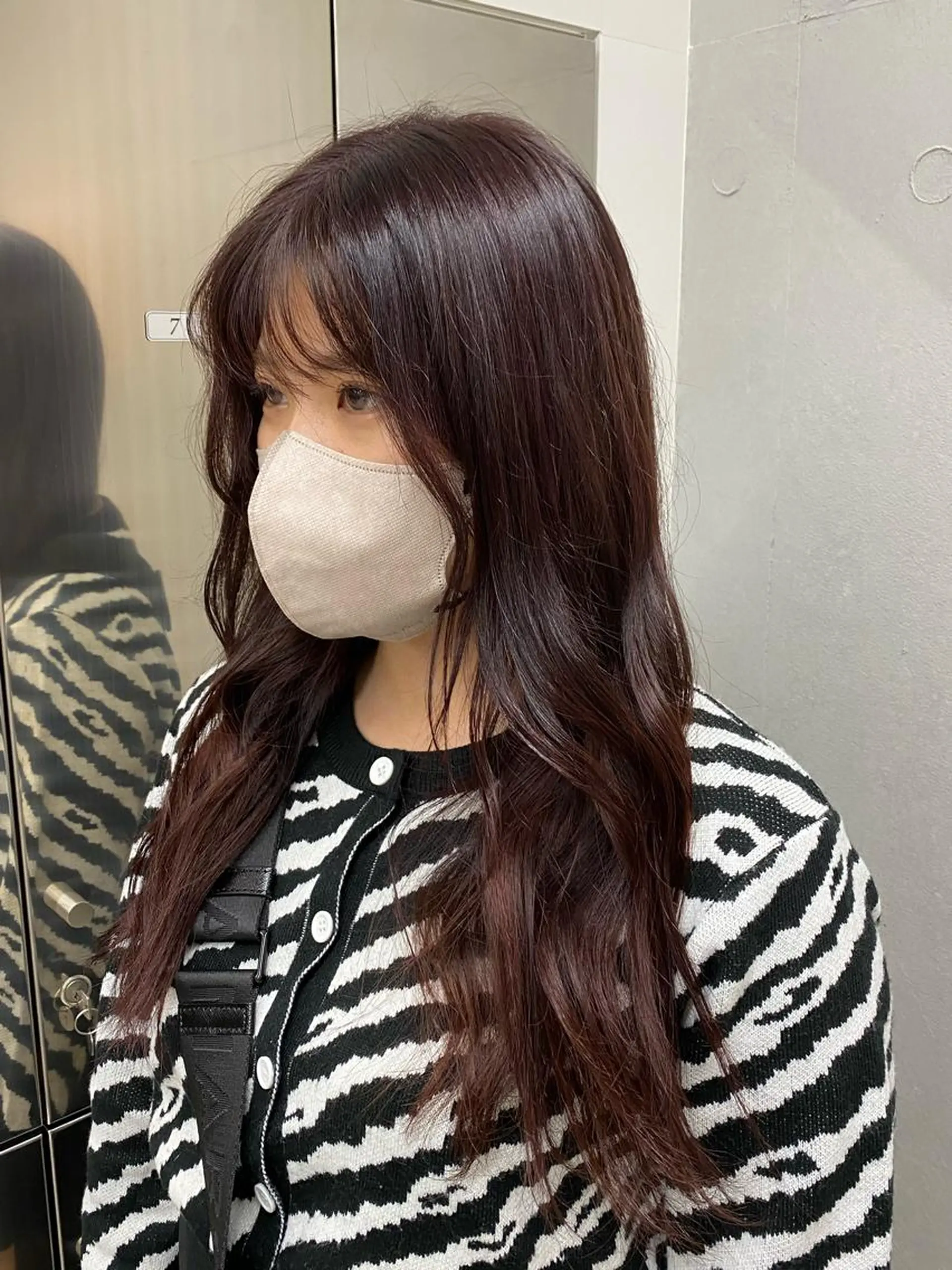 ロング カラー nana 韓国スタイル🇰🇷のヘアスタイル