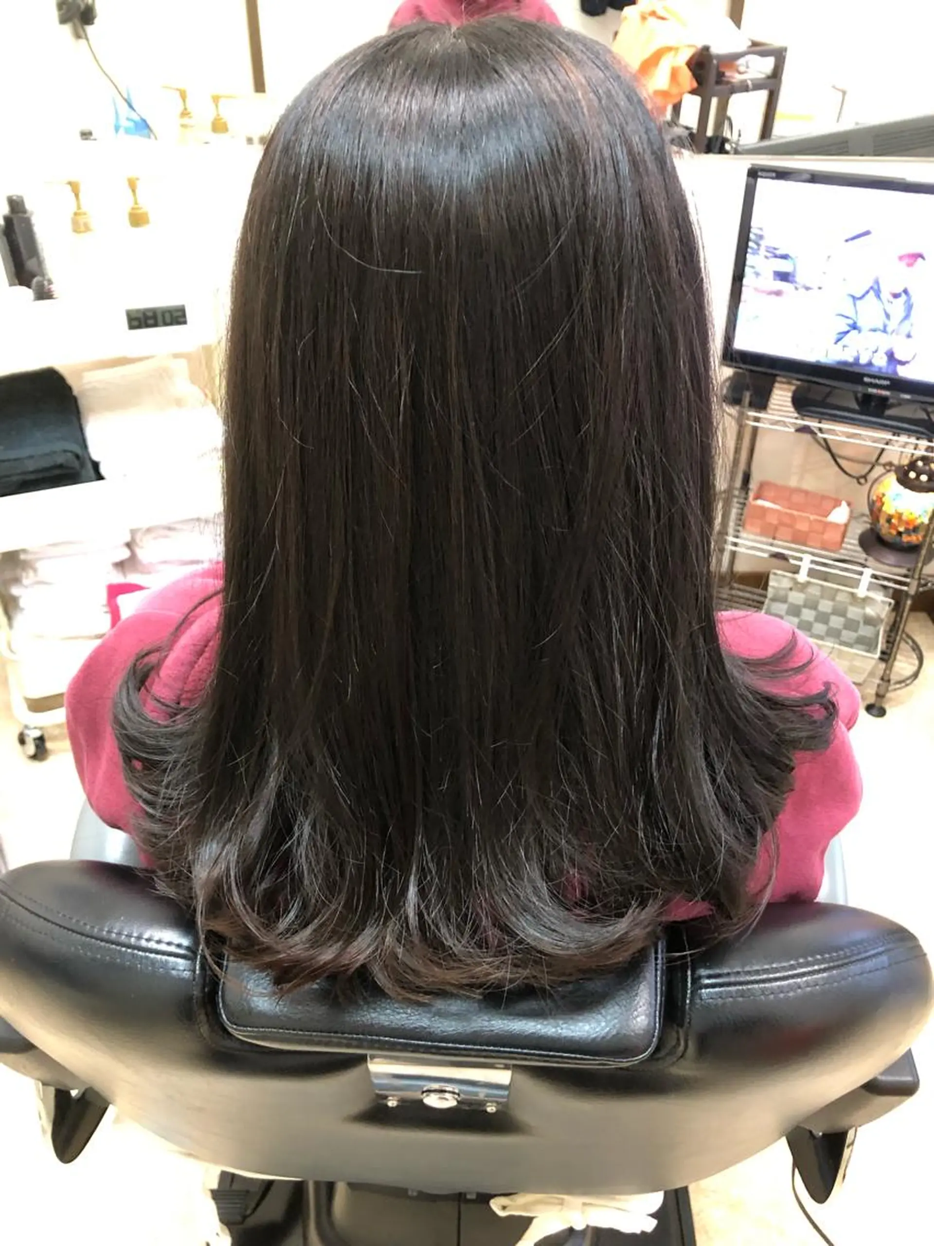 セミロング 石塚 浩のヘアスタイル