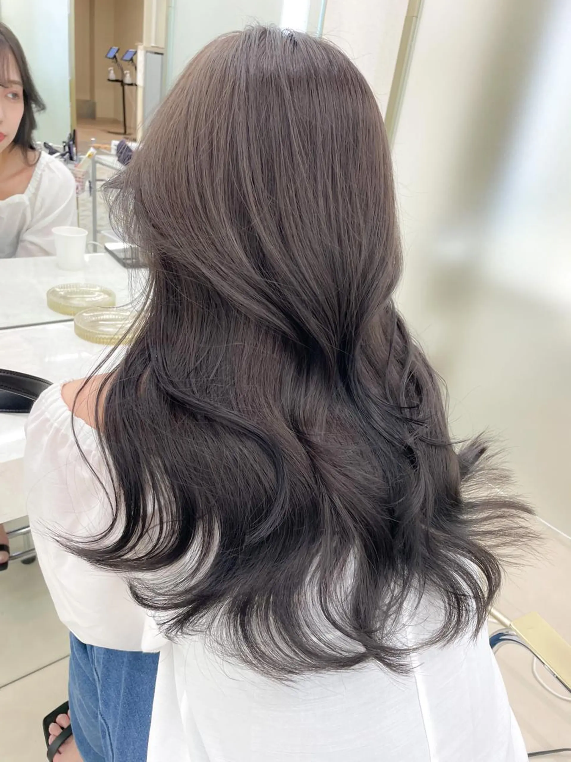 ロング カラー COA GINZA 空也/前髪/顔まわりのヘアスタイル