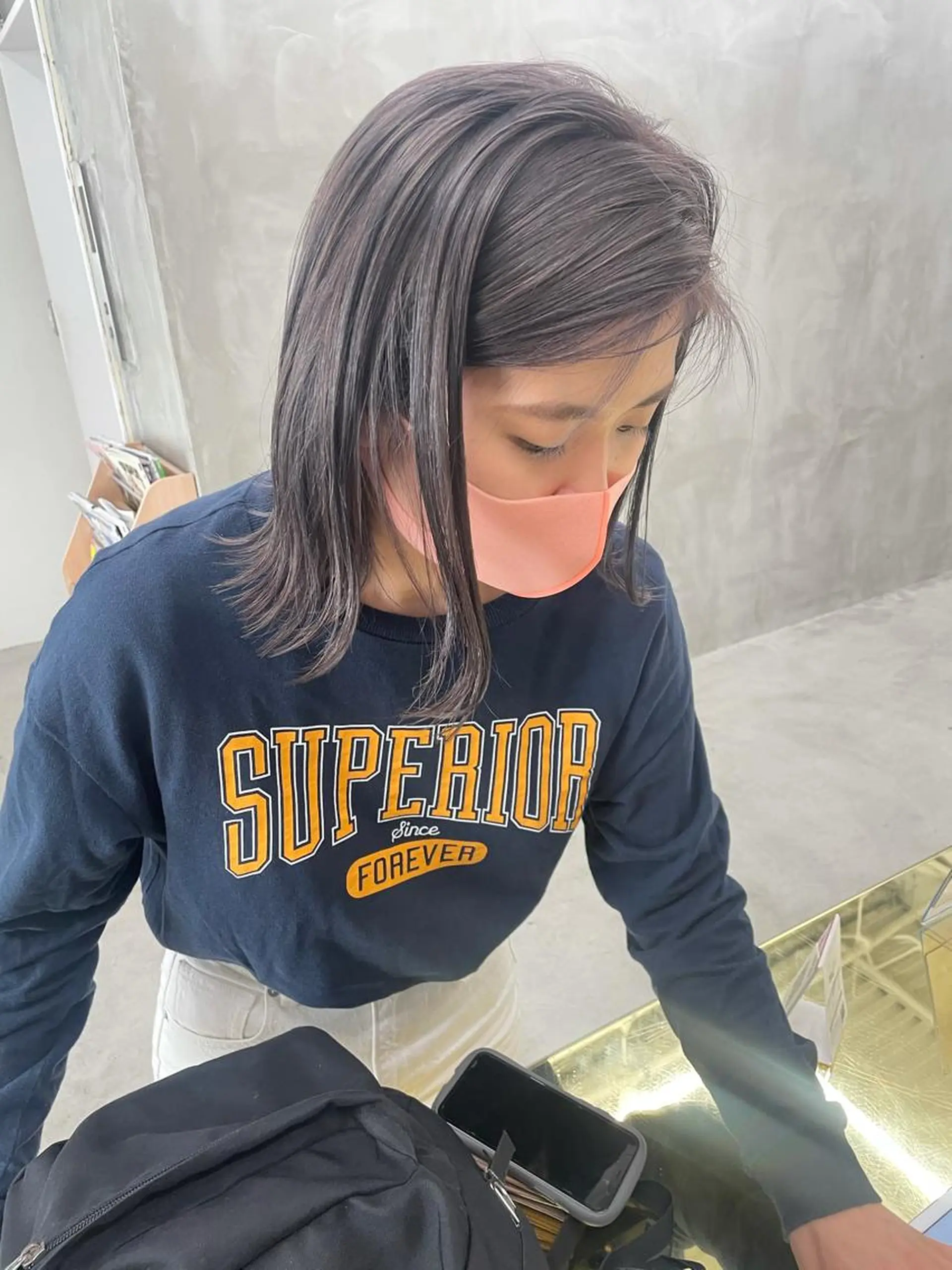 ミディアム カラー 似合わせ｜レイヤー 🪩yurikaのヘアスタイル