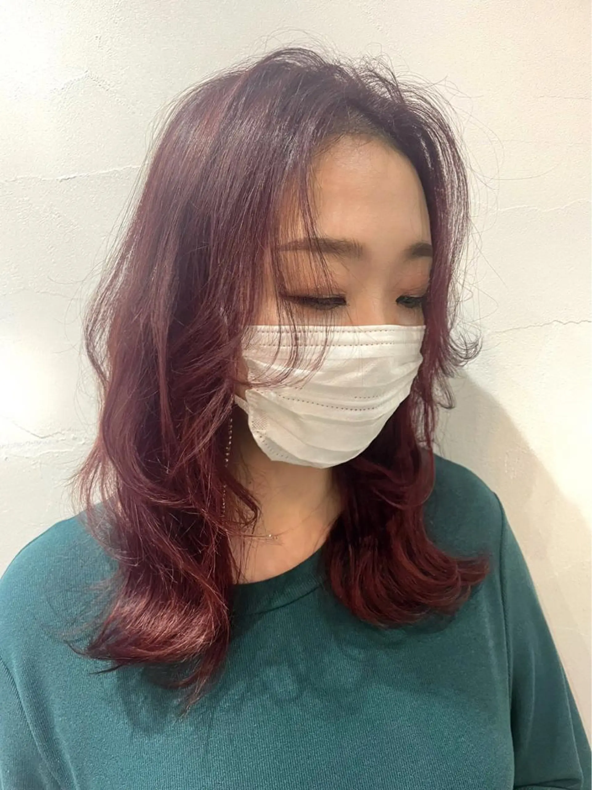 セミロング ヘアカラー LITTLE _KATOのヘアスタイル