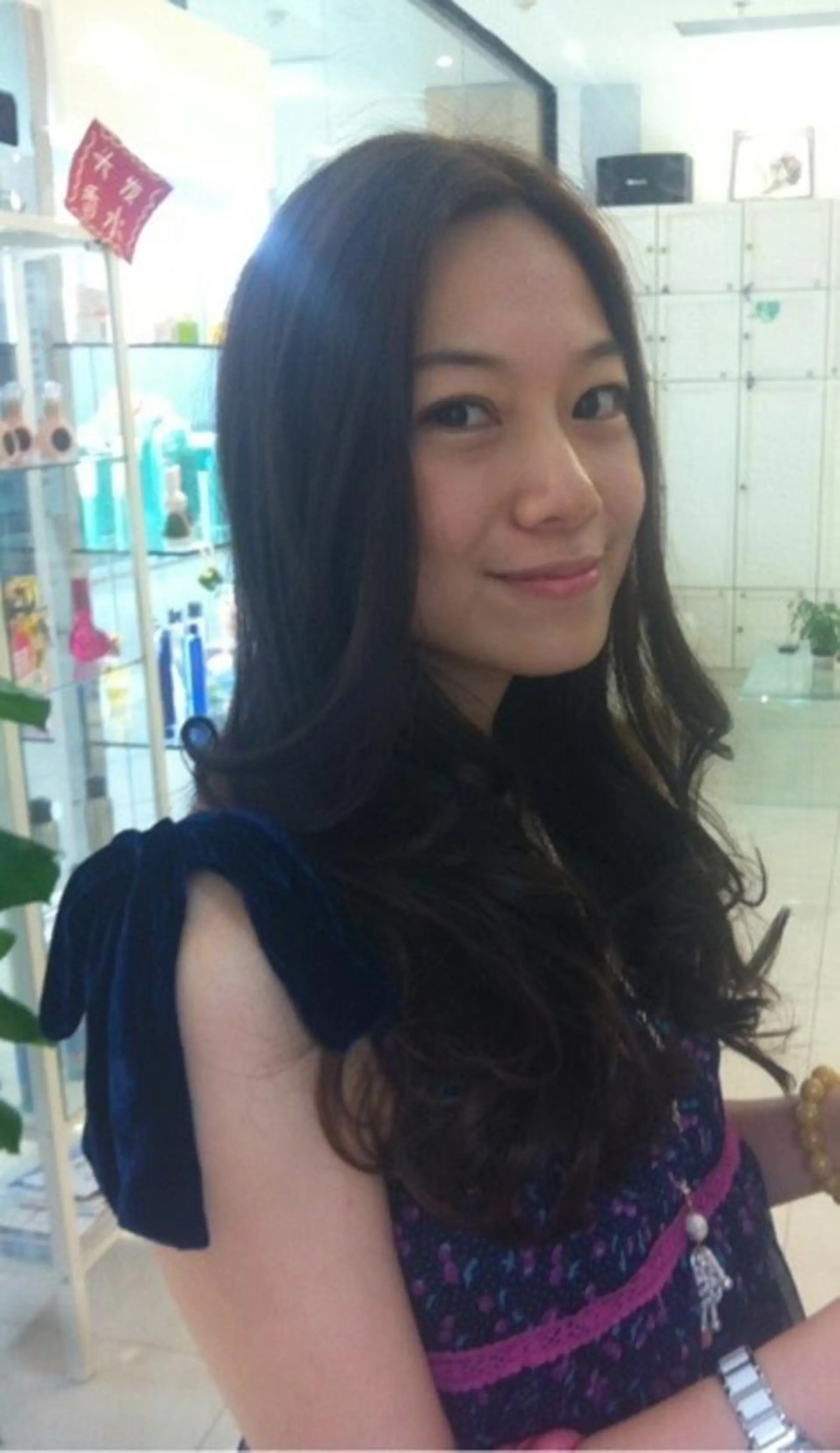 ミディアム yeope所属・【体験】韓国 メイク&ヘア天神のヘアスタイル