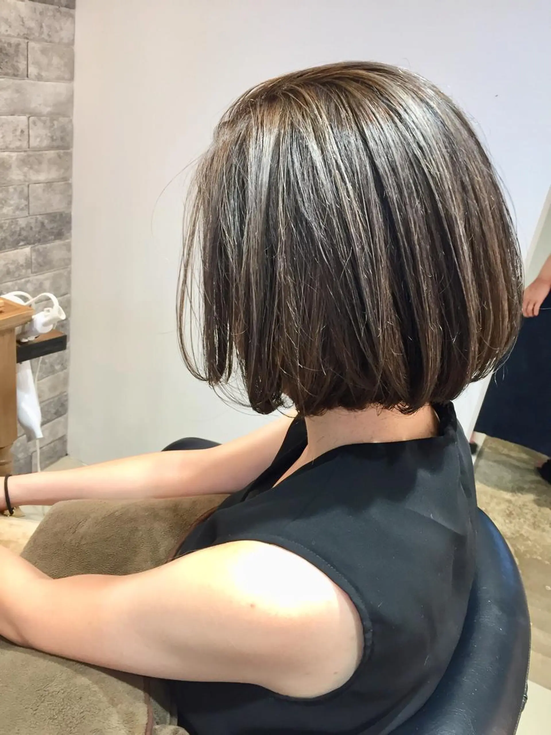 ショート カット ヘアカラー トリートメント 所渉/韓国レイヤー /ウルフカットのヘアスタイル