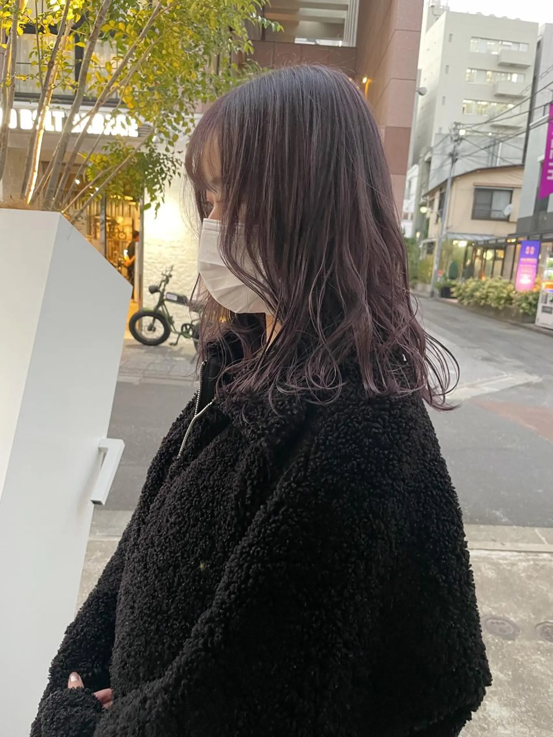 ロング カラー ヘアアレンジ 小顔レイヤー×コンパ クトボブ/林隆平のヘアスタイル