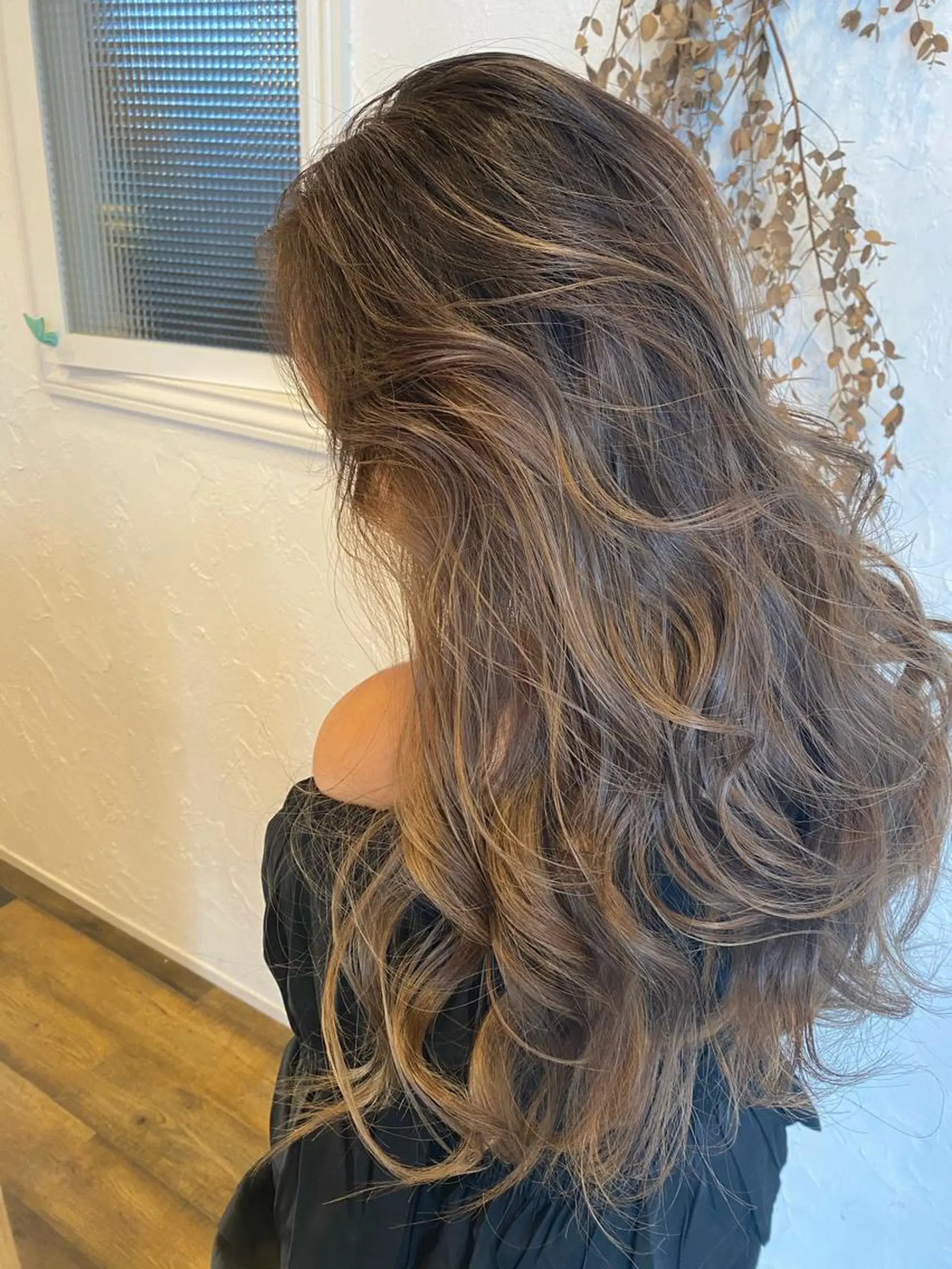 ロング カラー パーマ ヘアアレンジ メンズ ネイル 豊橋美容院 ソンリエのヘアスタイル