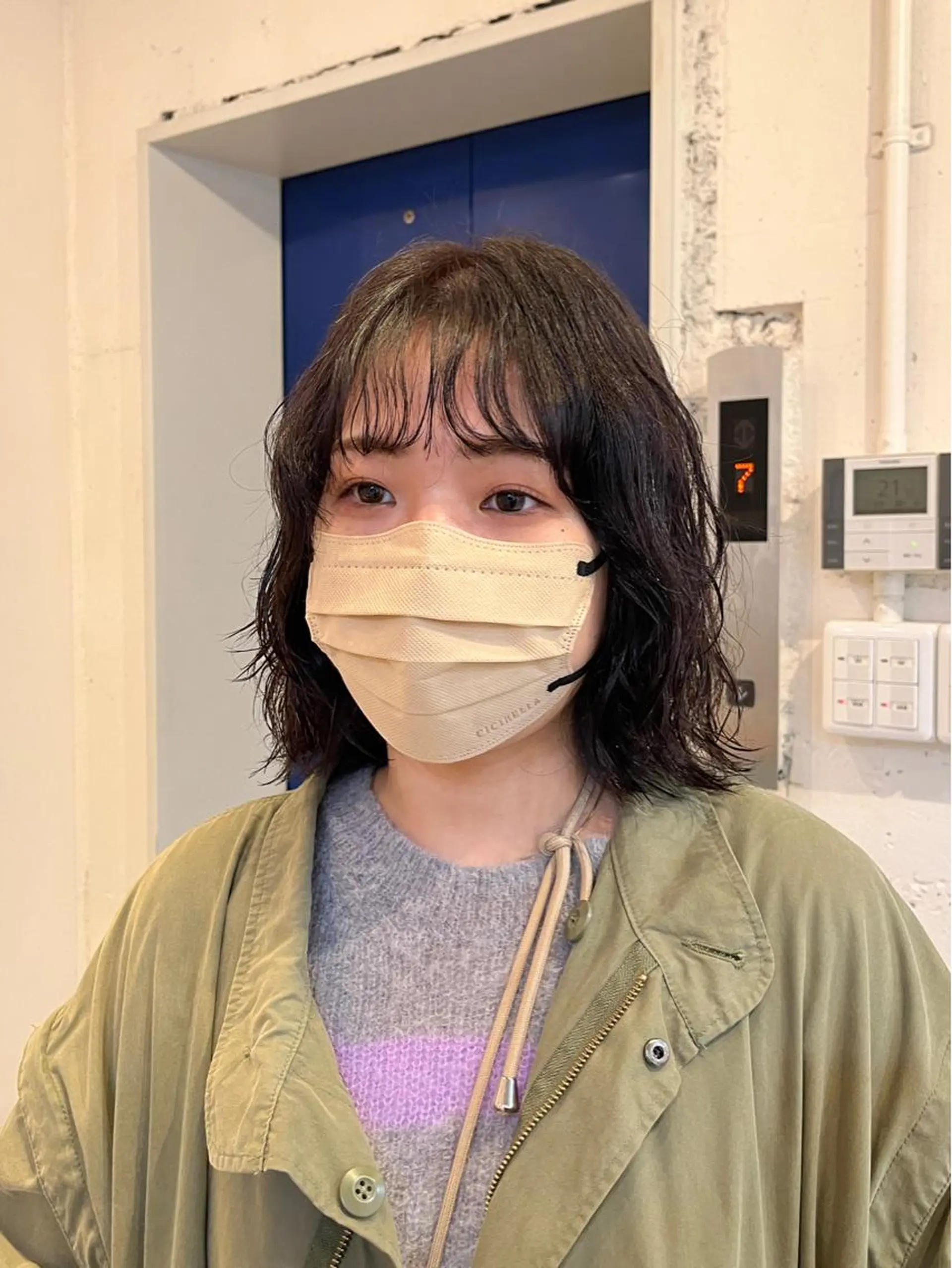 ミディアム カラー パーマ カット ヘアカラー パーマ トリートメント RYOMA/ 似合わせ🎧🤍のヘアスタイル