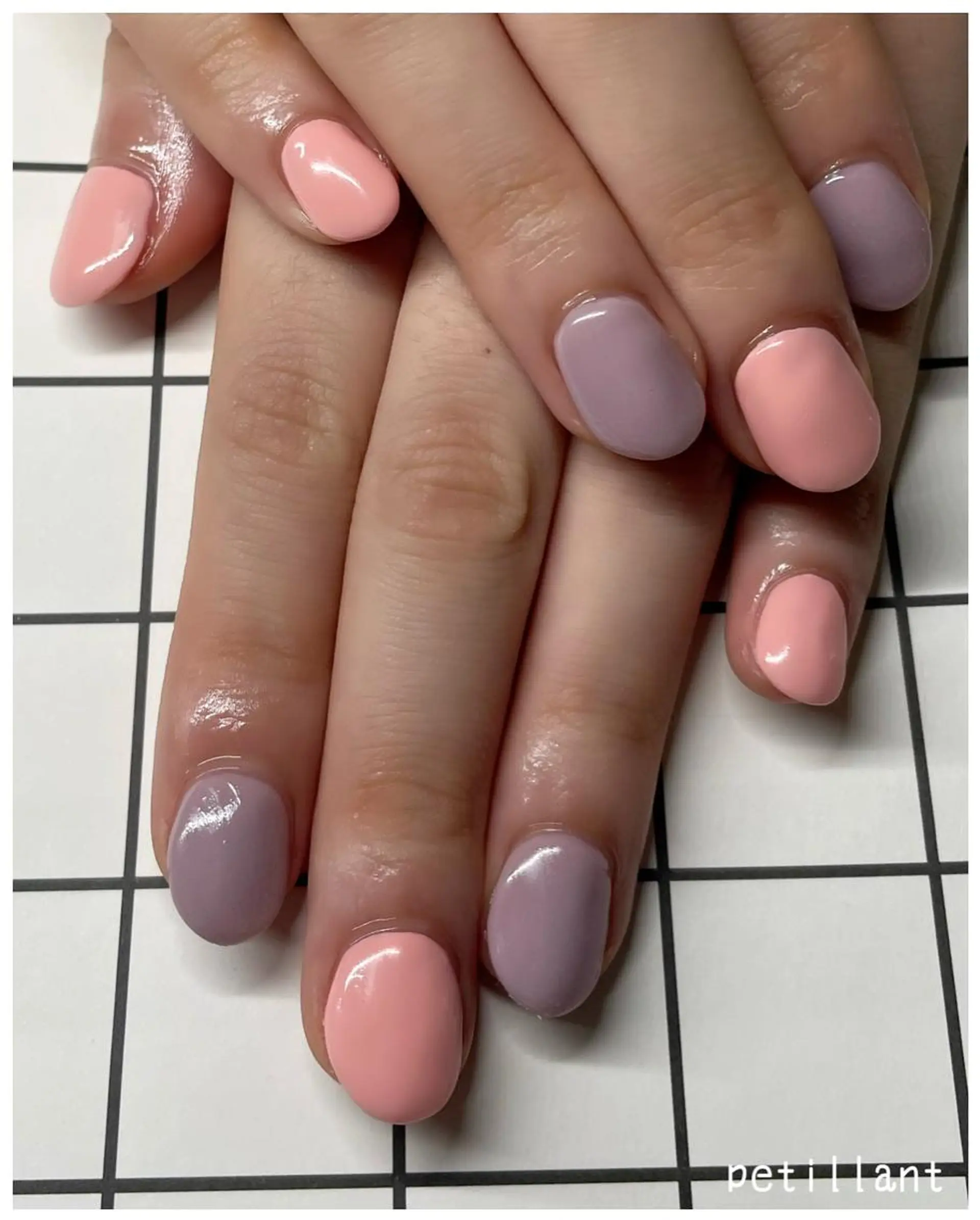 ネイル ピンク nail salon petillantのネイルデザイン