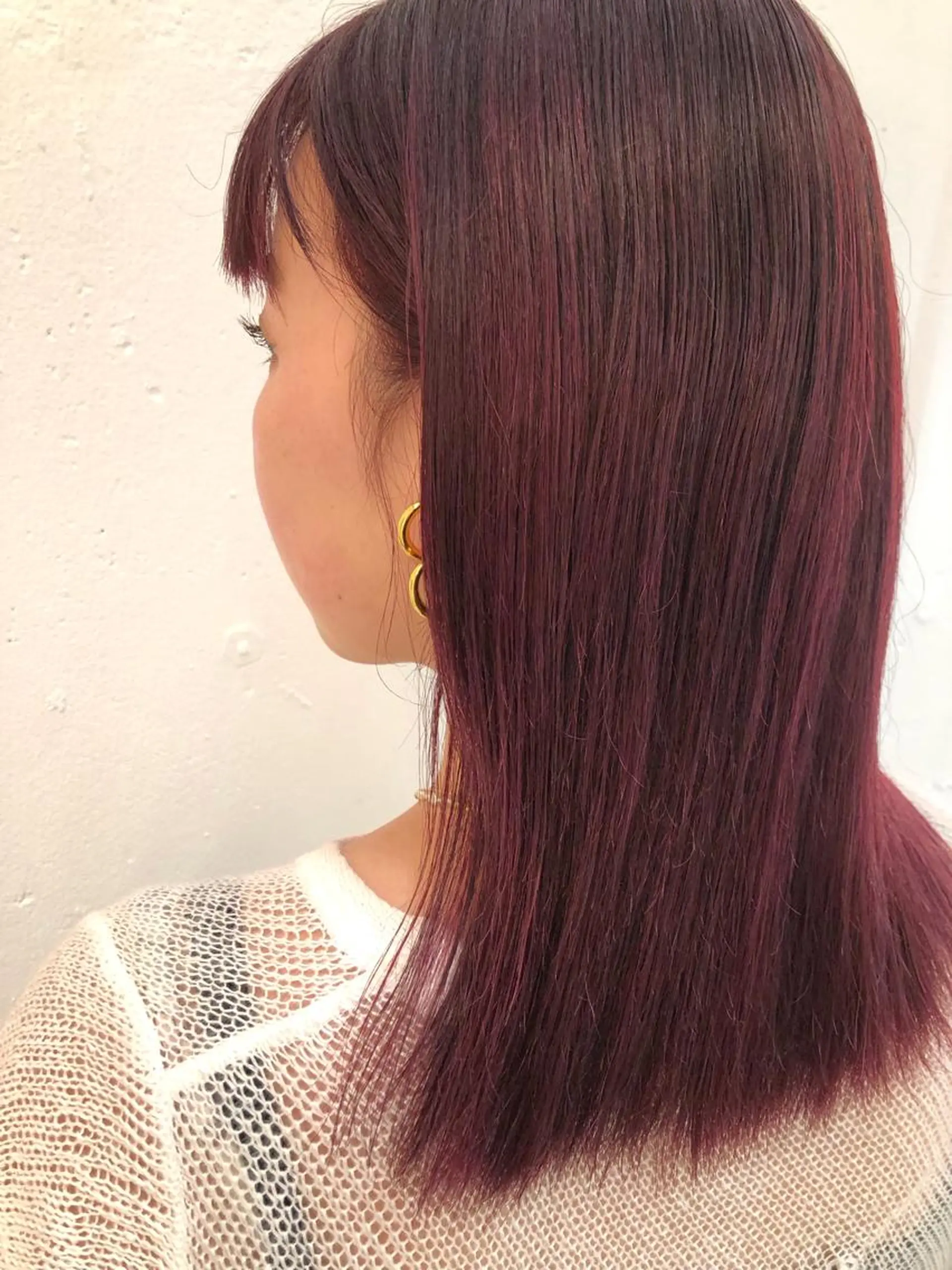 カラー ヘアカラー ブリーチカラー🎀 韓国風/寺門美優のヘアスタイル