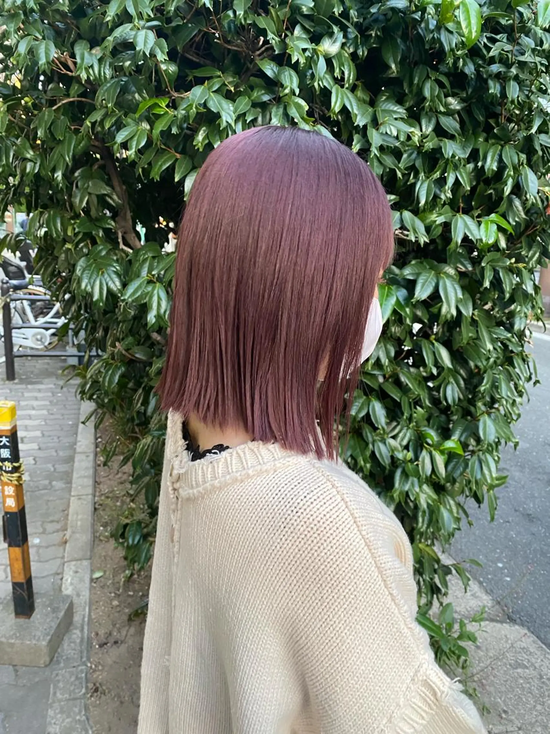 ミディアム カラー 透明感カラー/京橋/ reikoのヘアスタイル