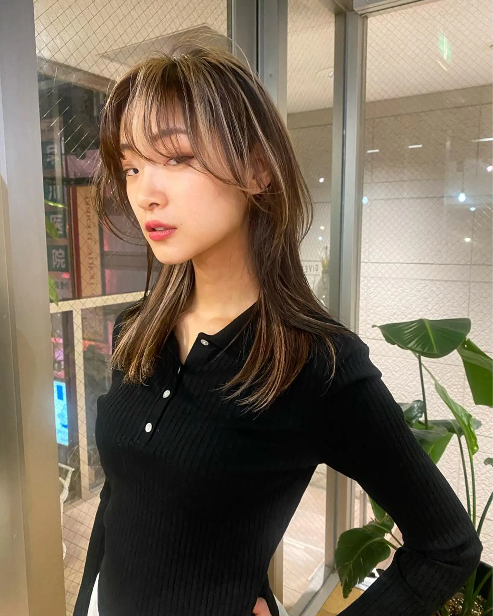 ミディアム カラー ヘアアレンジ 撮影モデル募集 🦋soemikaのヘアスタイル