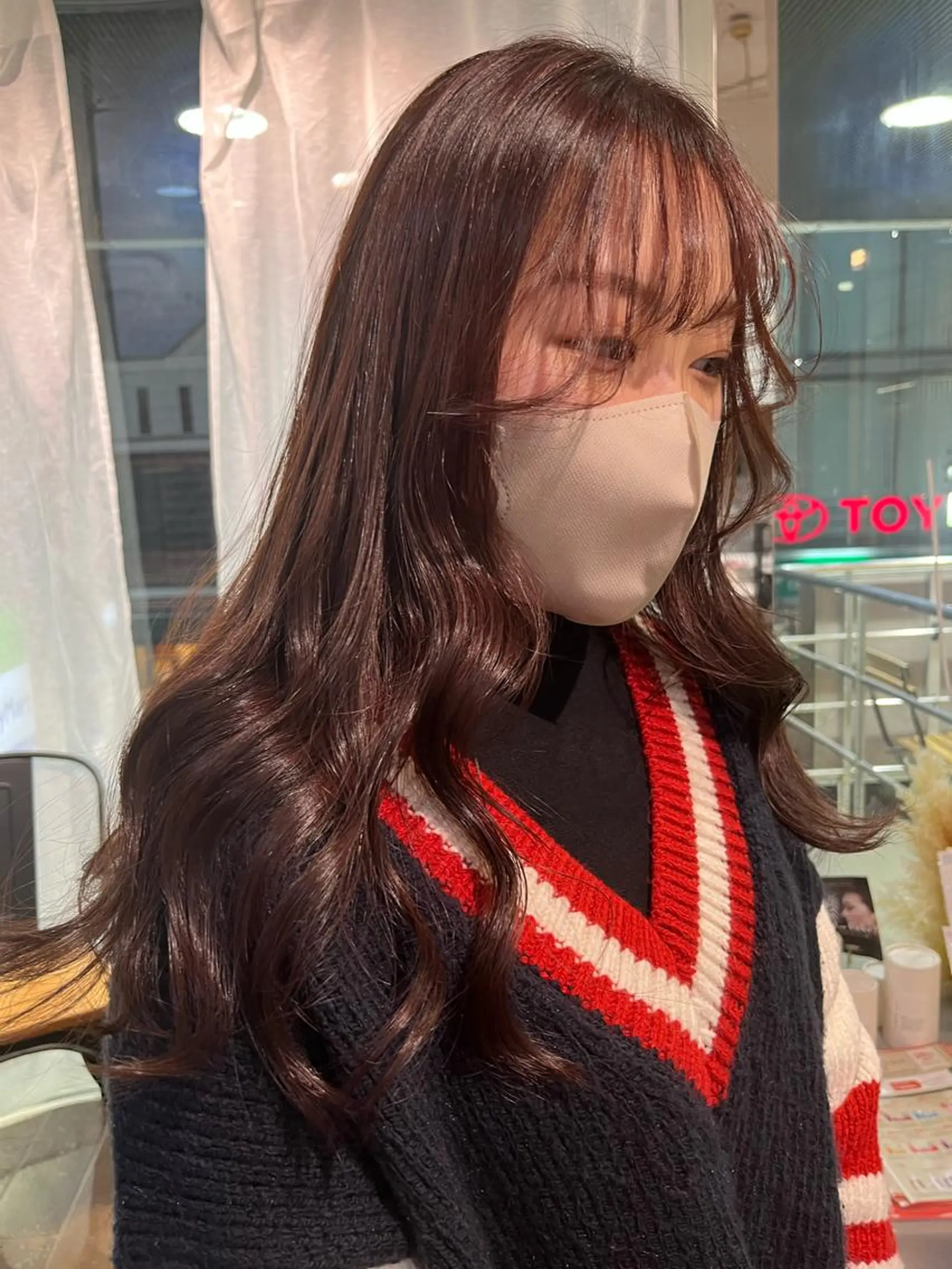 ロング カラー 💖デザインカラー/ タダ ハナカ💖のヘアスタイル