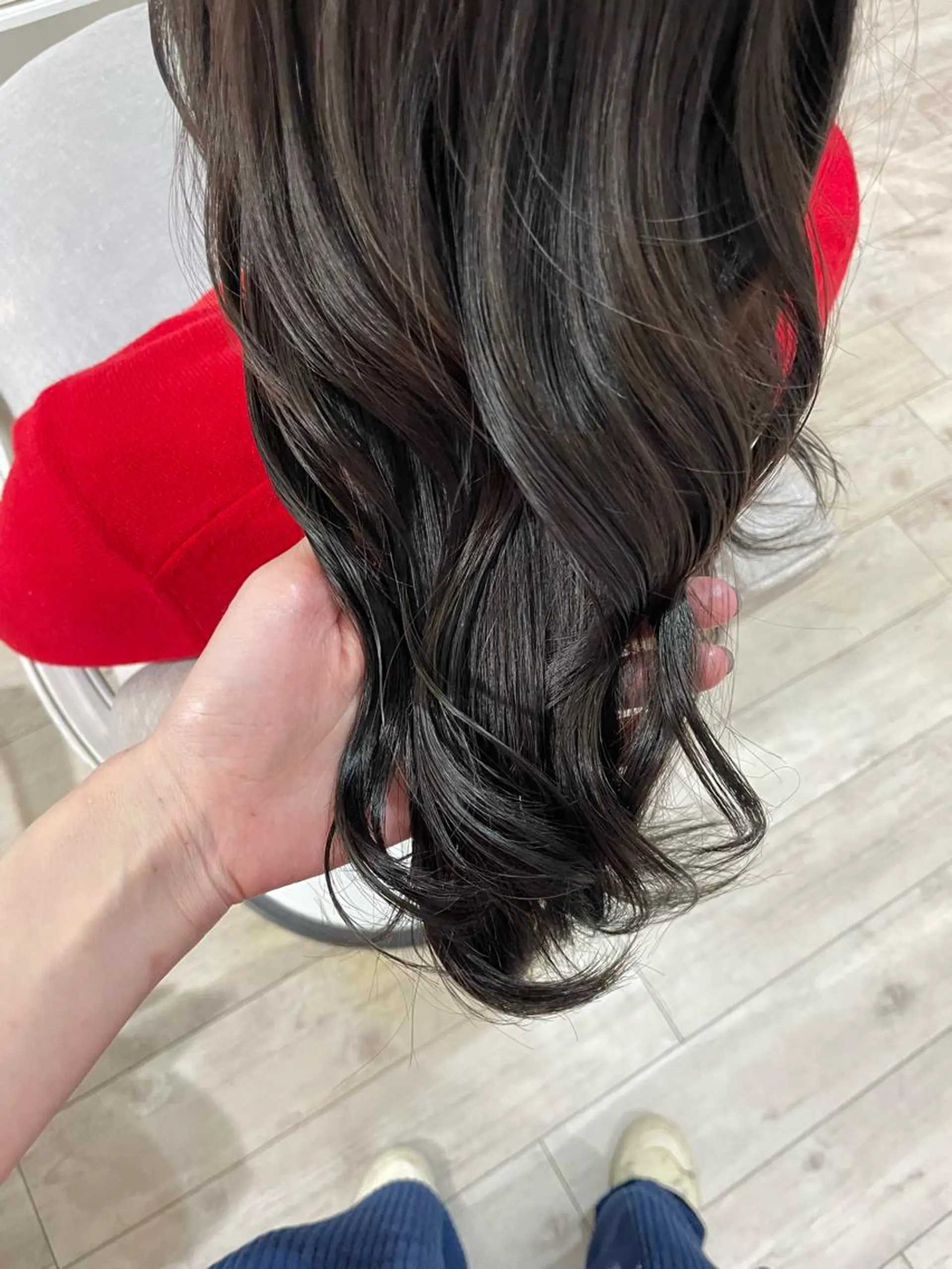 ロング カラー アッシュ アッシュグレー ベージュカラー ブリーチ ブラウンカラー ヘアアレンジ/ 暖色🩵hazukiのヘアスタイル