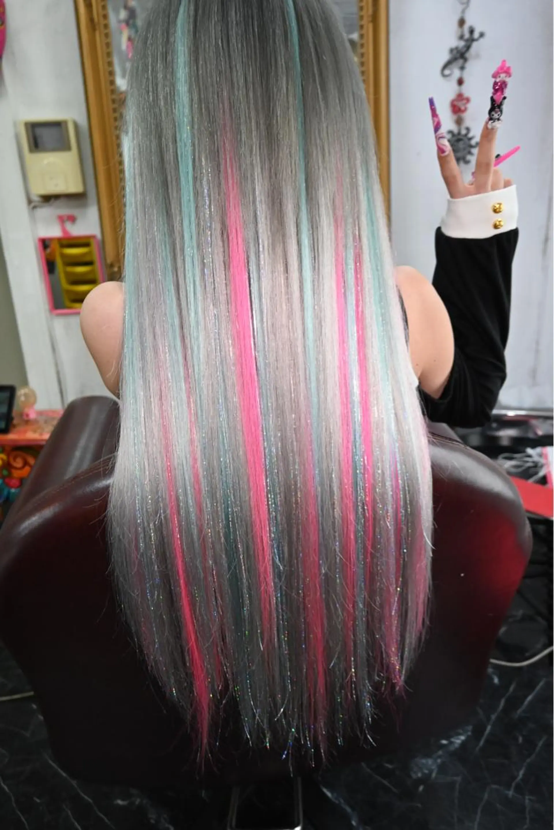 ロング カラー ヘアアレンジ カット ヘアカラー Junko .のヘアスタイル