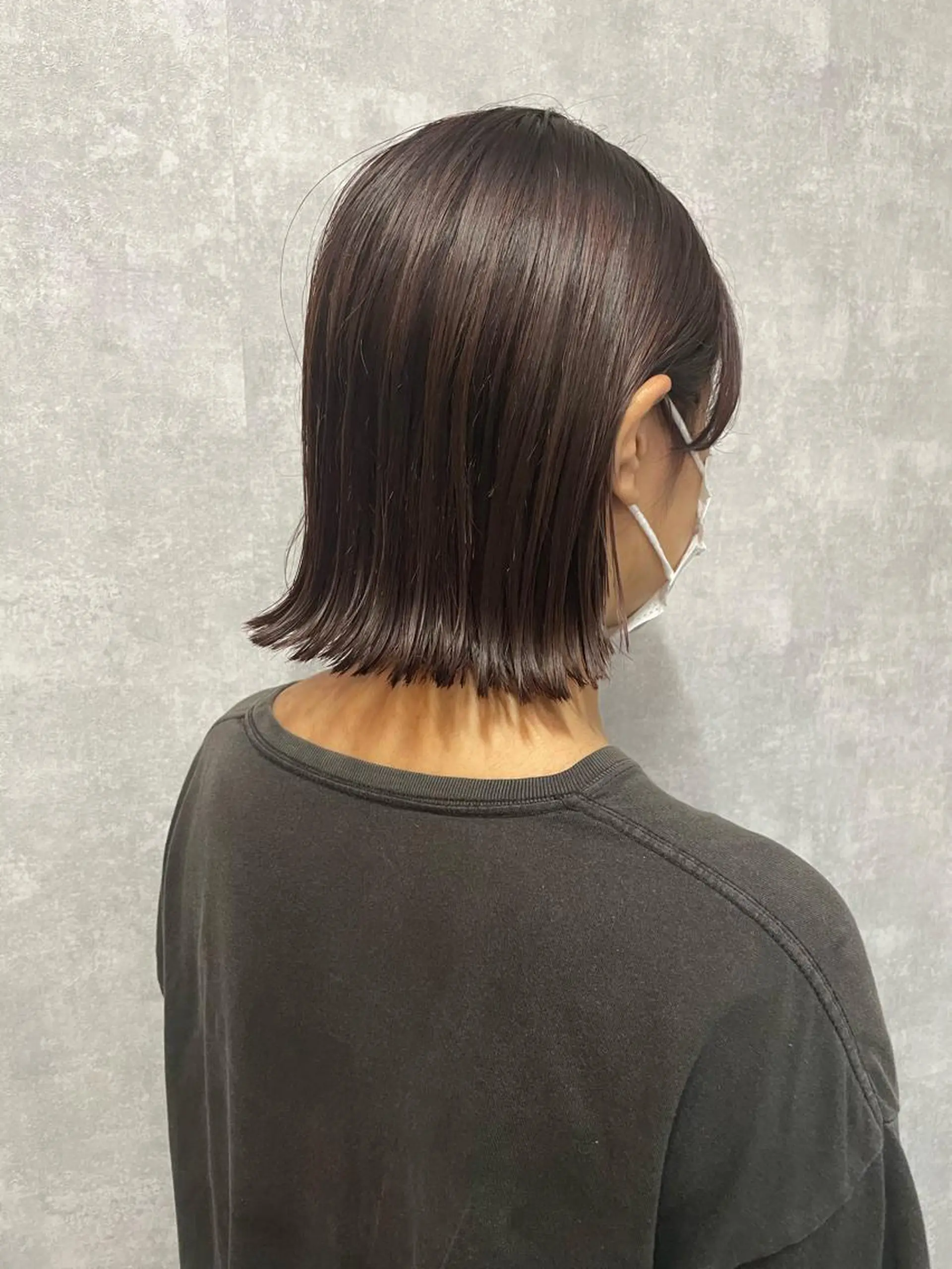ショート 切りっぱなしボブ ショートボブ ハンサムショート 丸みショート アッシュ C’LD hair produce /シールドヘア所属・モテ髪/ボブ/ショー ト/アダチフウトのヘアスタイル