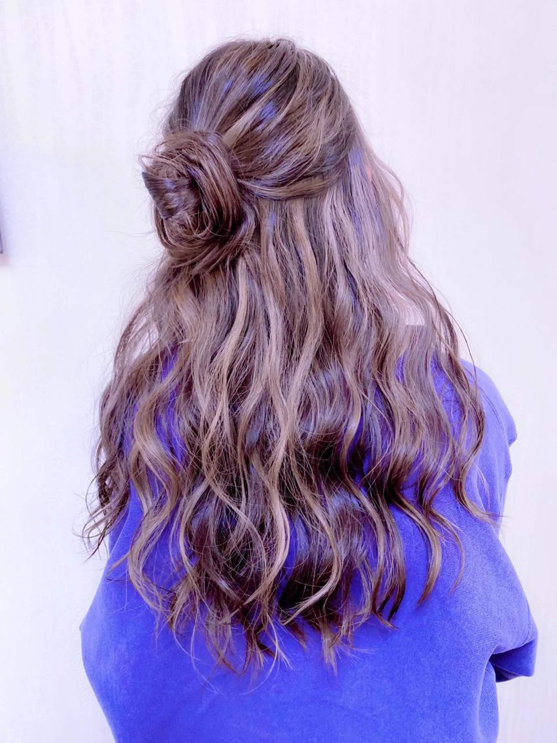 ロング カラー デザインカラー ハイライトカラー ハイライト YURI ✨のヘアスタイル