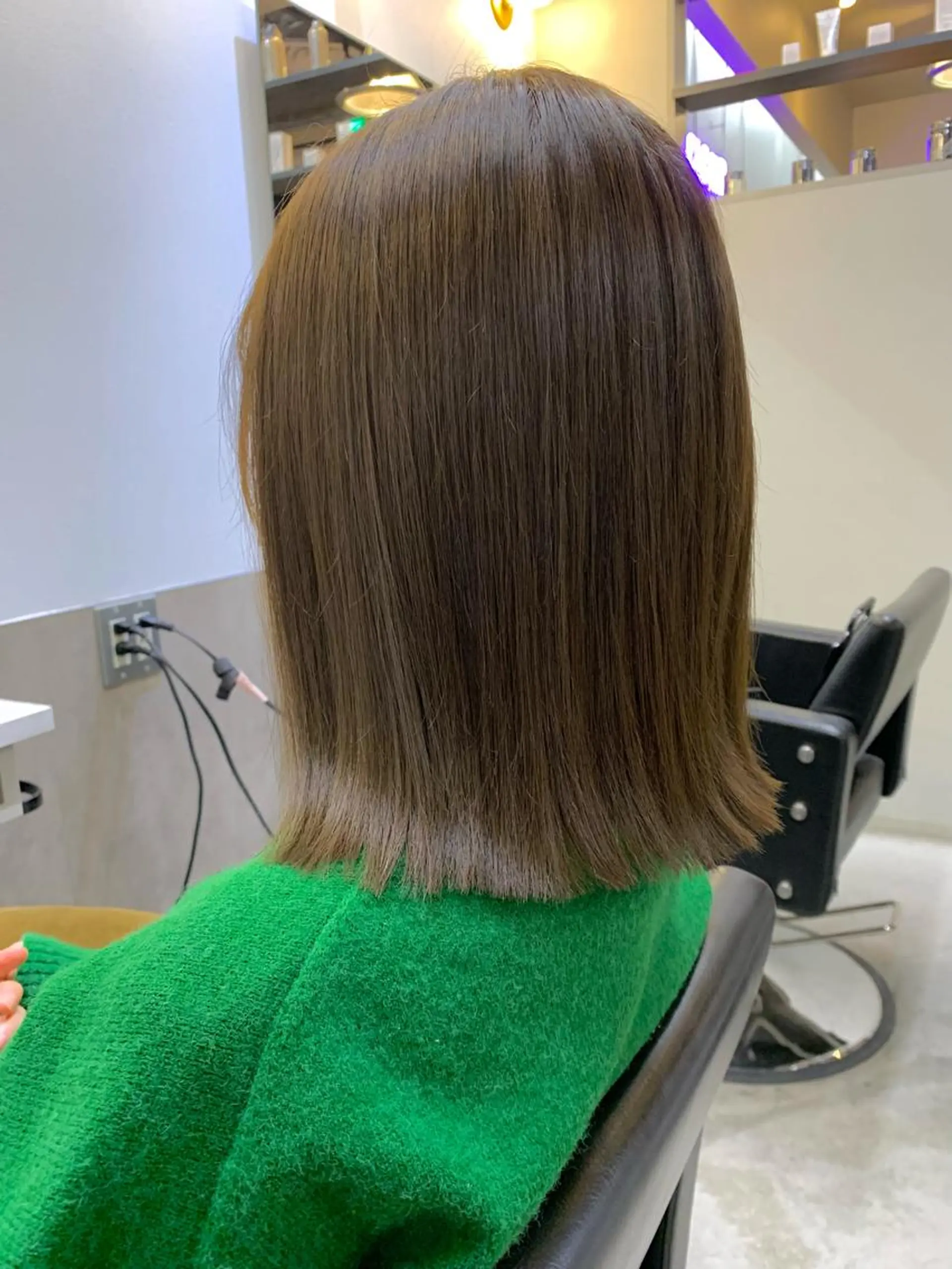 ショート カラー ベージュカラー オリーブベージュ ヘアカラー トリートメント レイヤー/大人メンズ パーマ🌀 平島拓也のヘアスタイル