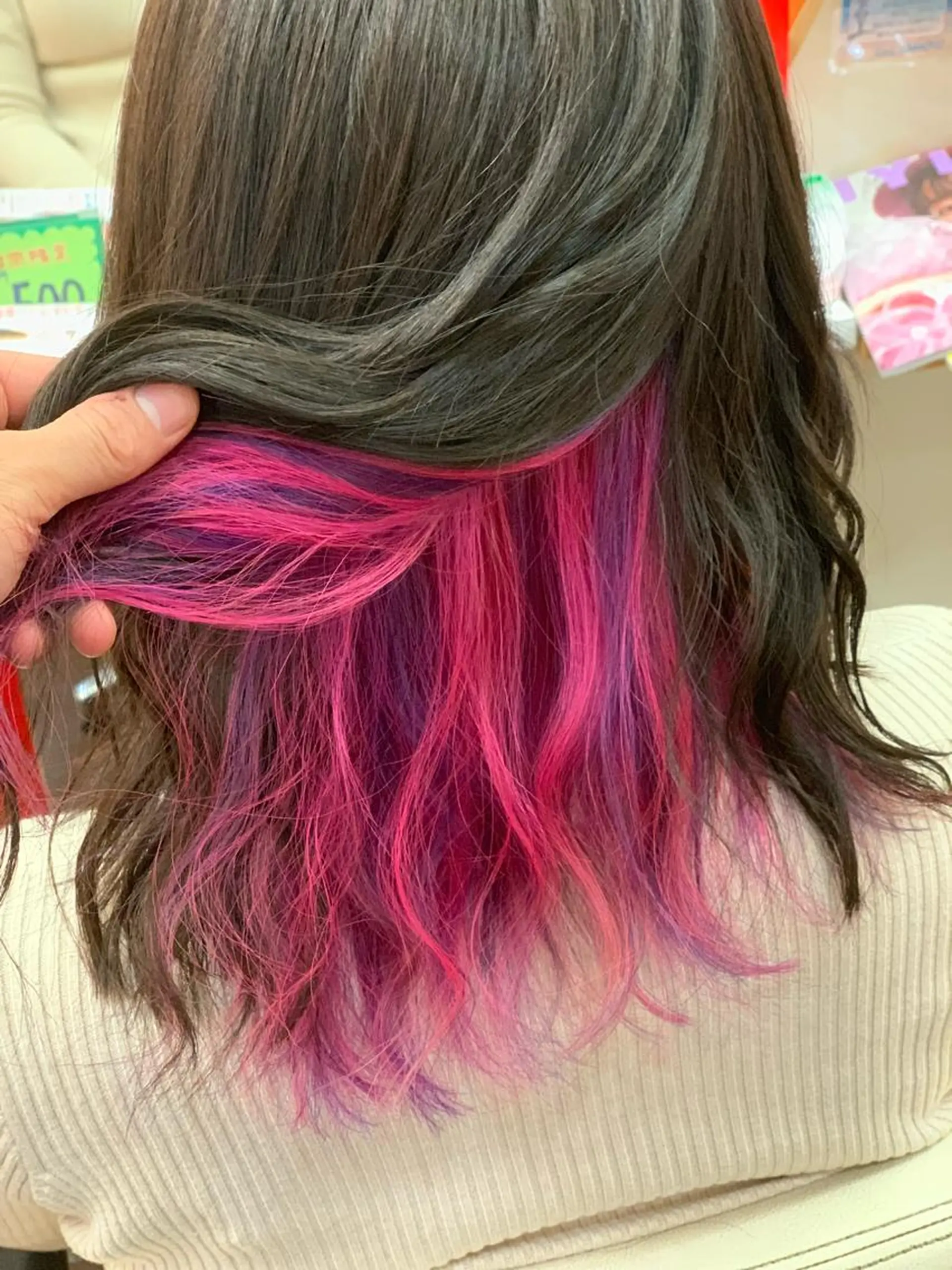 ミディアム ヘアカラー たけい ゆうきのヘアスタイル