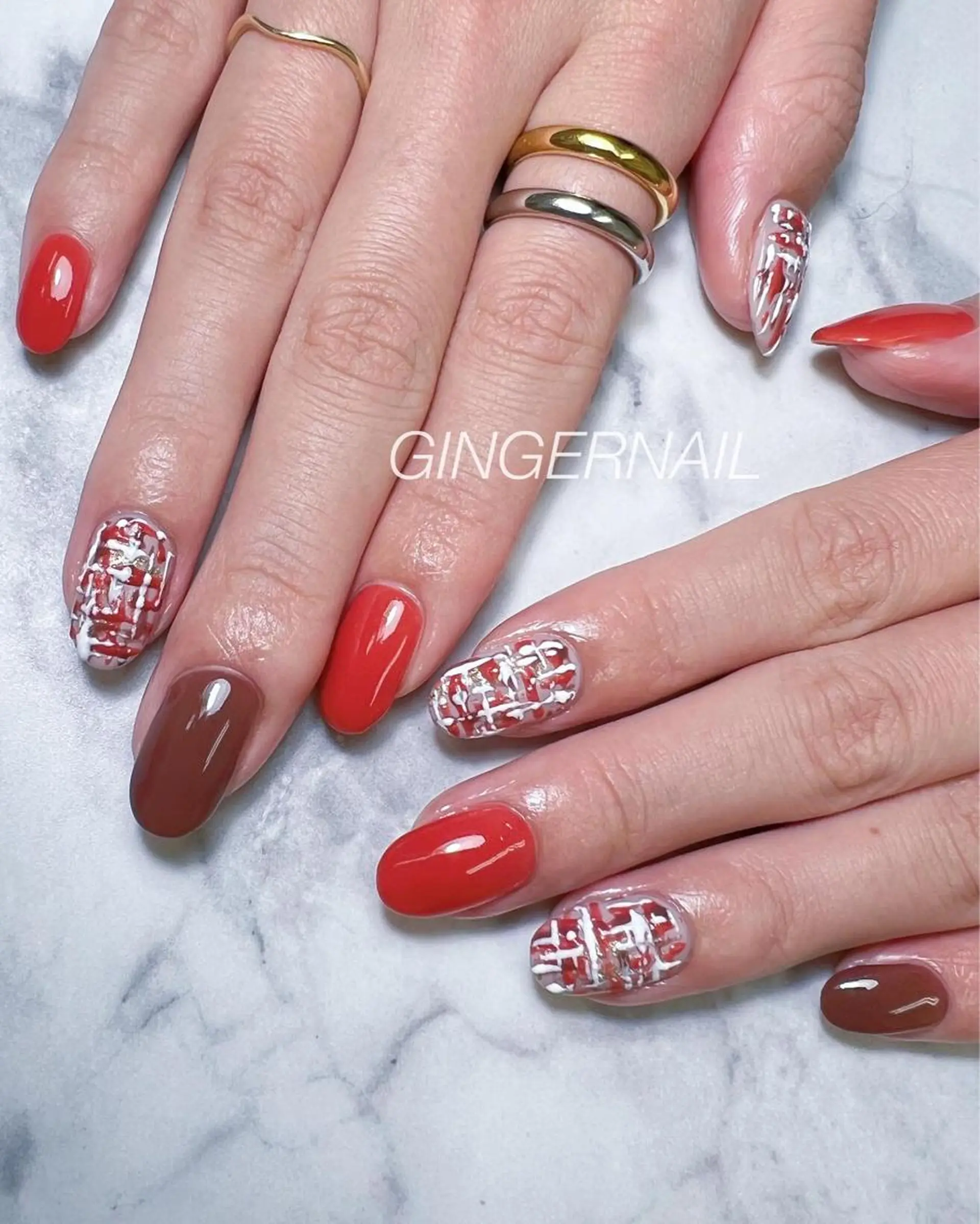ネイル ハンドネイル ハンドケア 代々木 GINGERNAILのネイルデザイン