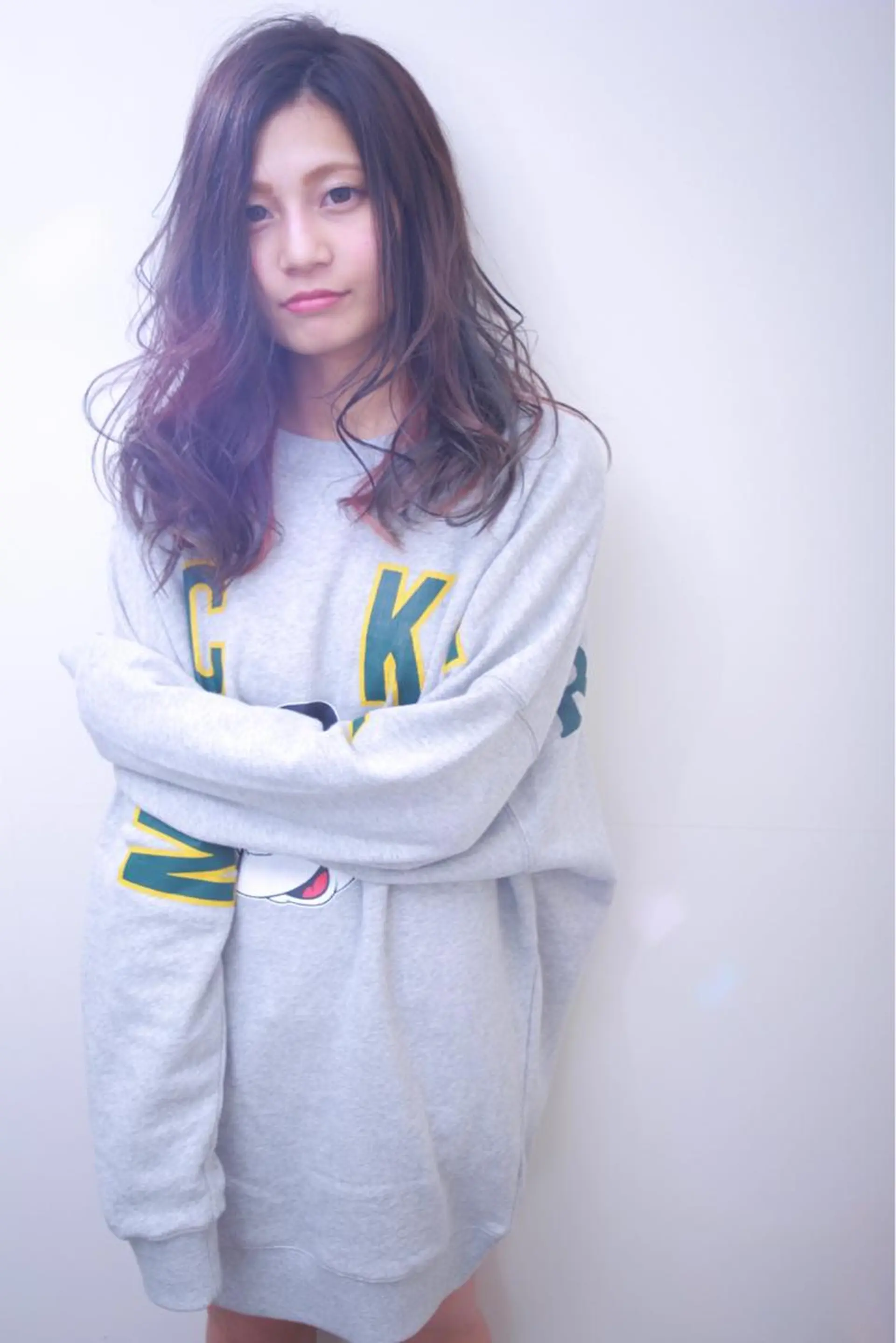 ロング 伊藤 裕貴のヘアスタイル