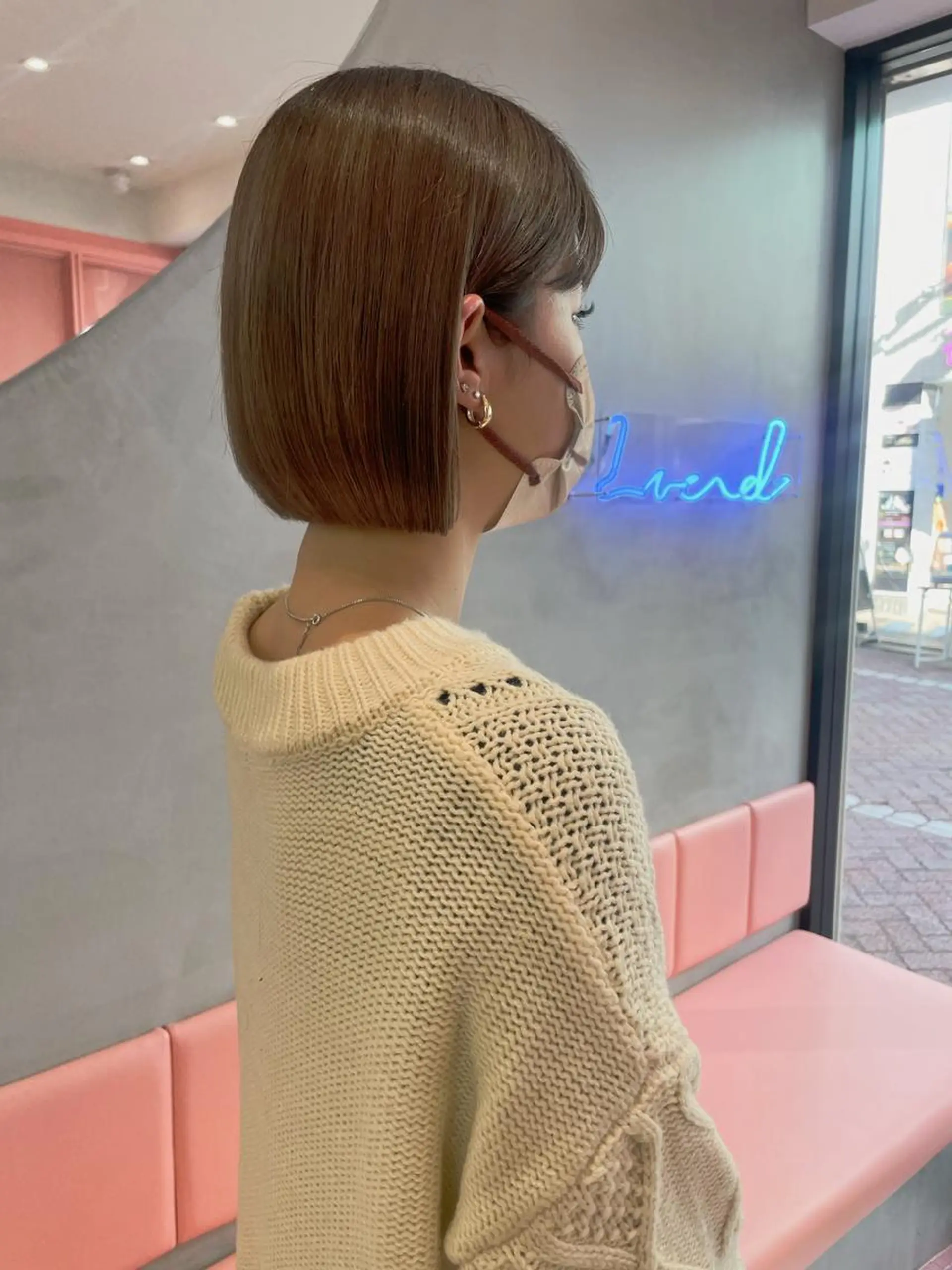 ショート Misaki /ボブ/縮毛矯正のヘアスタイル