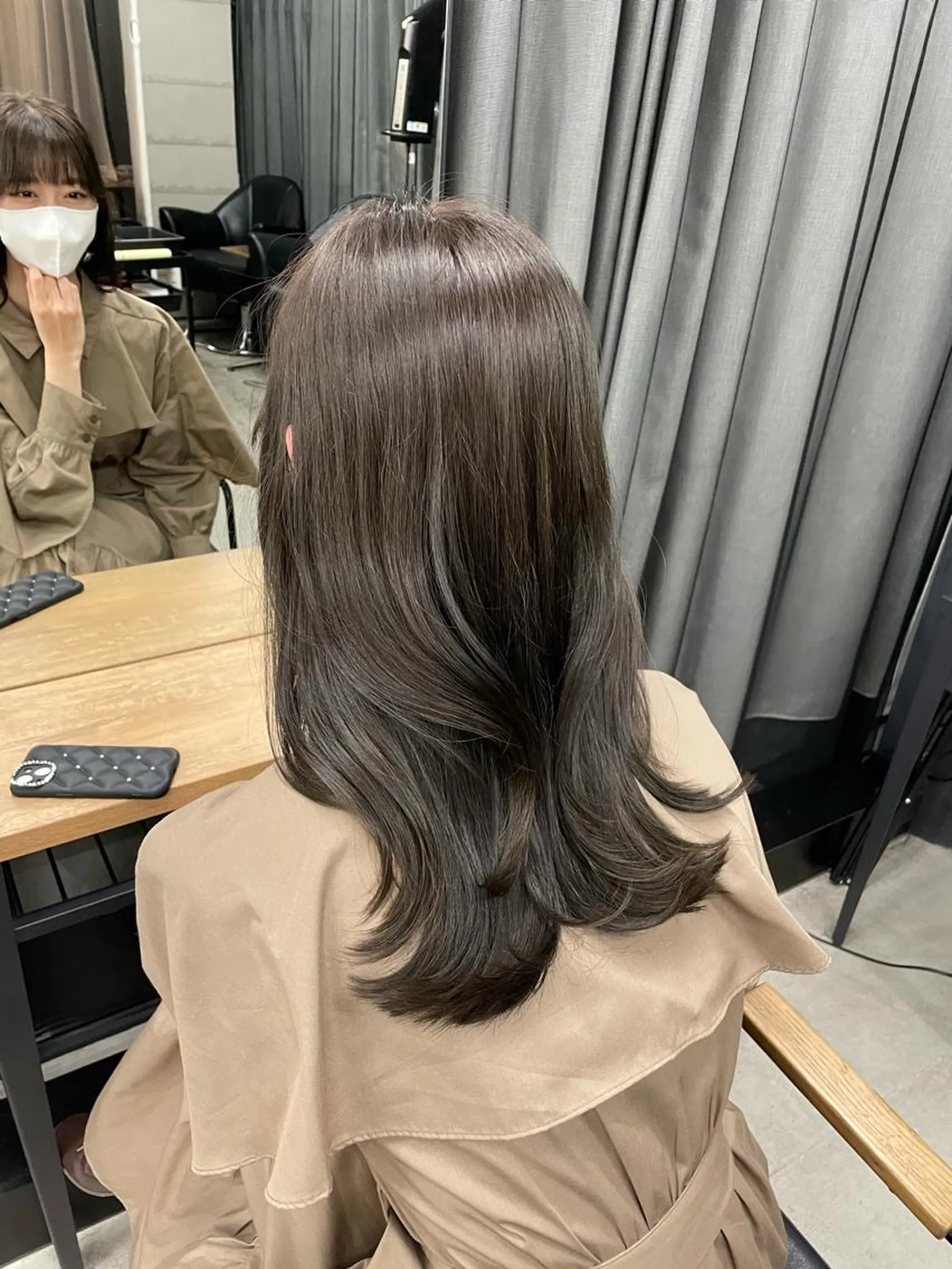 ミディアム 伊藤 莉奈　韓国ヘアのヘアスタイル