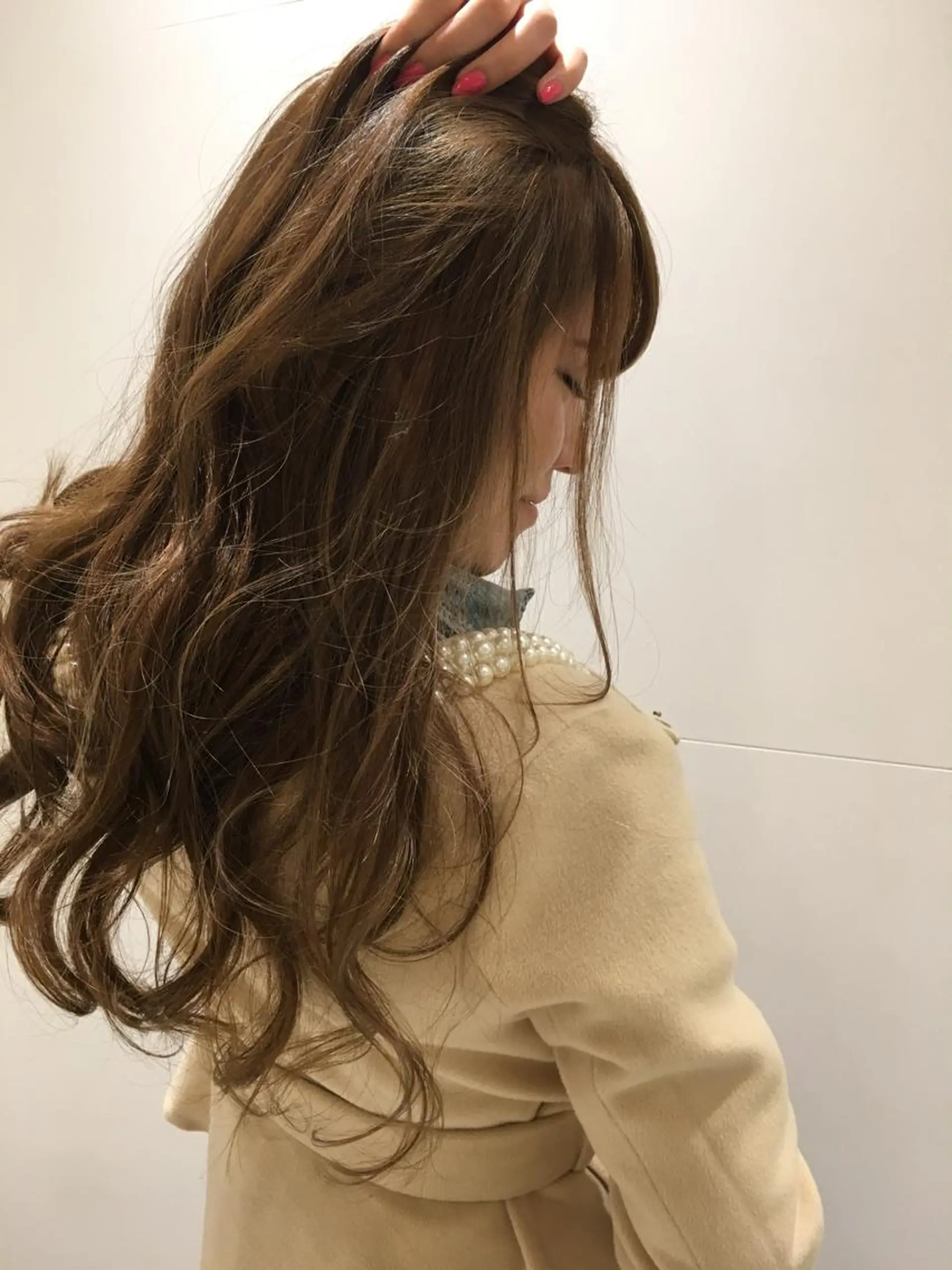 ロング カラー きむえり/髪質改善 /うねり広がり改善のヘアスタイル