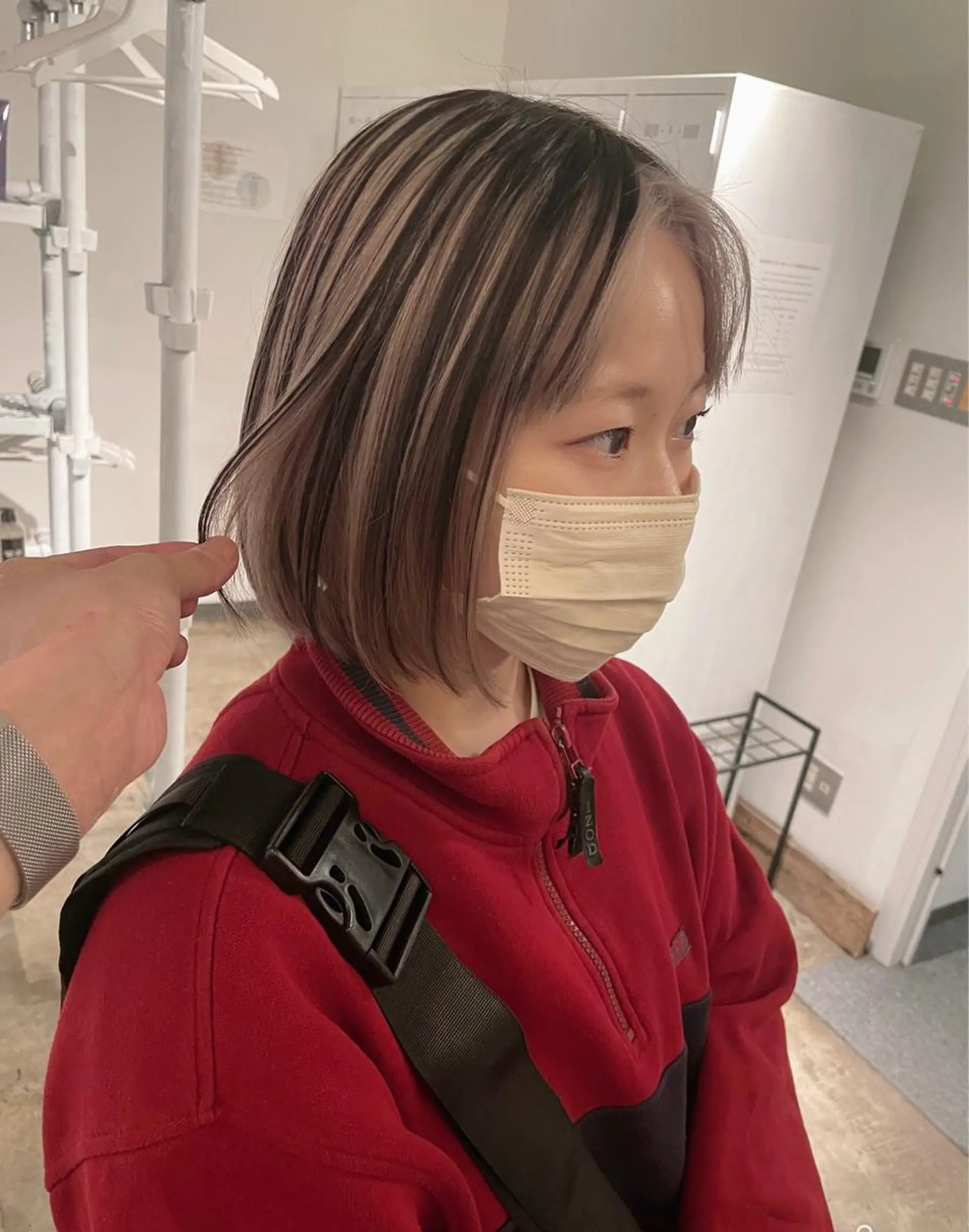 ミディアム ヘアカラー トリートメント ヘアセット ✨艶ブリーチカラー ✨四ノ宮裕己のヘアスタイル