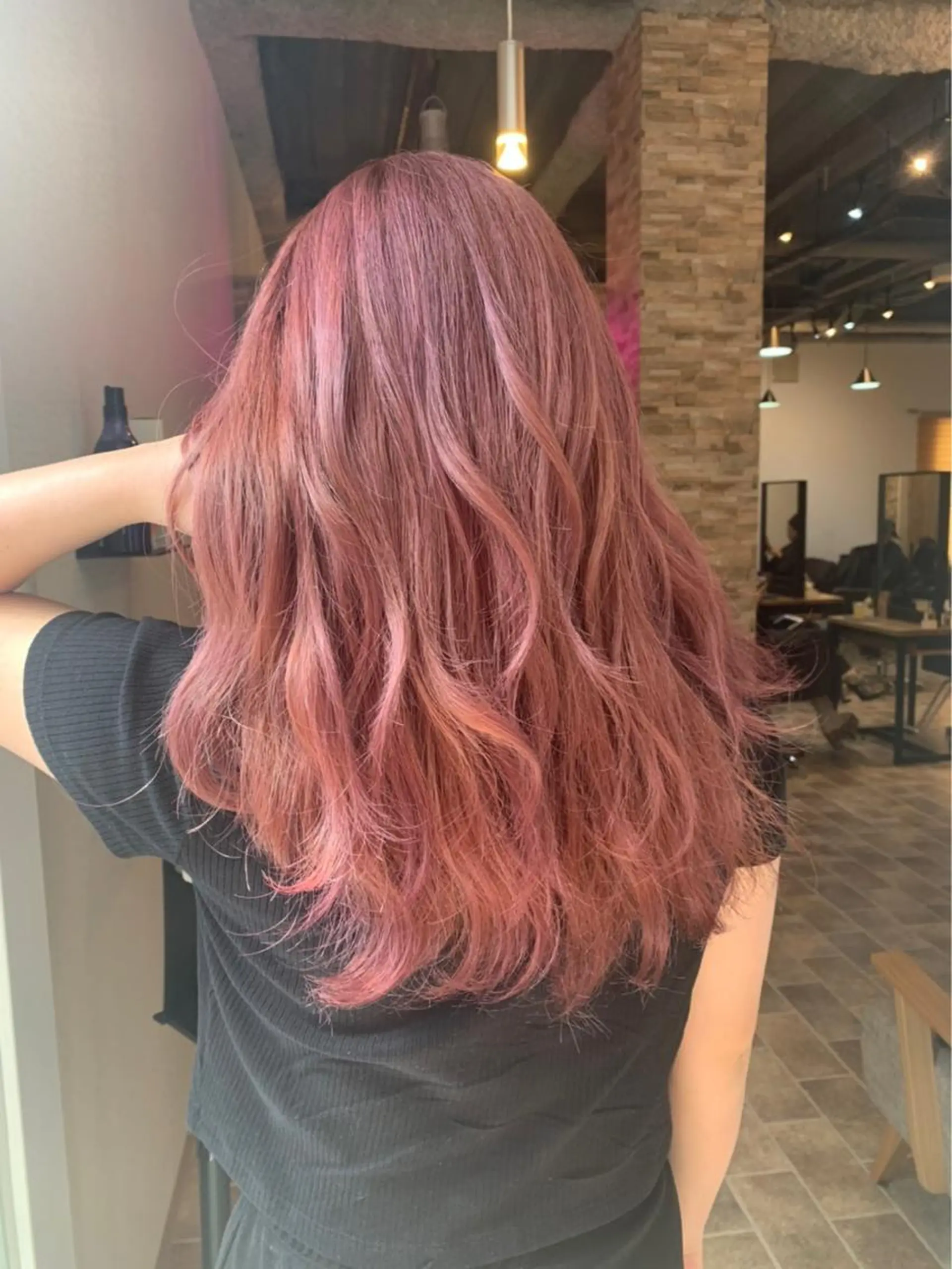 ロング カラー 吉田 聡一のヘアスタイル