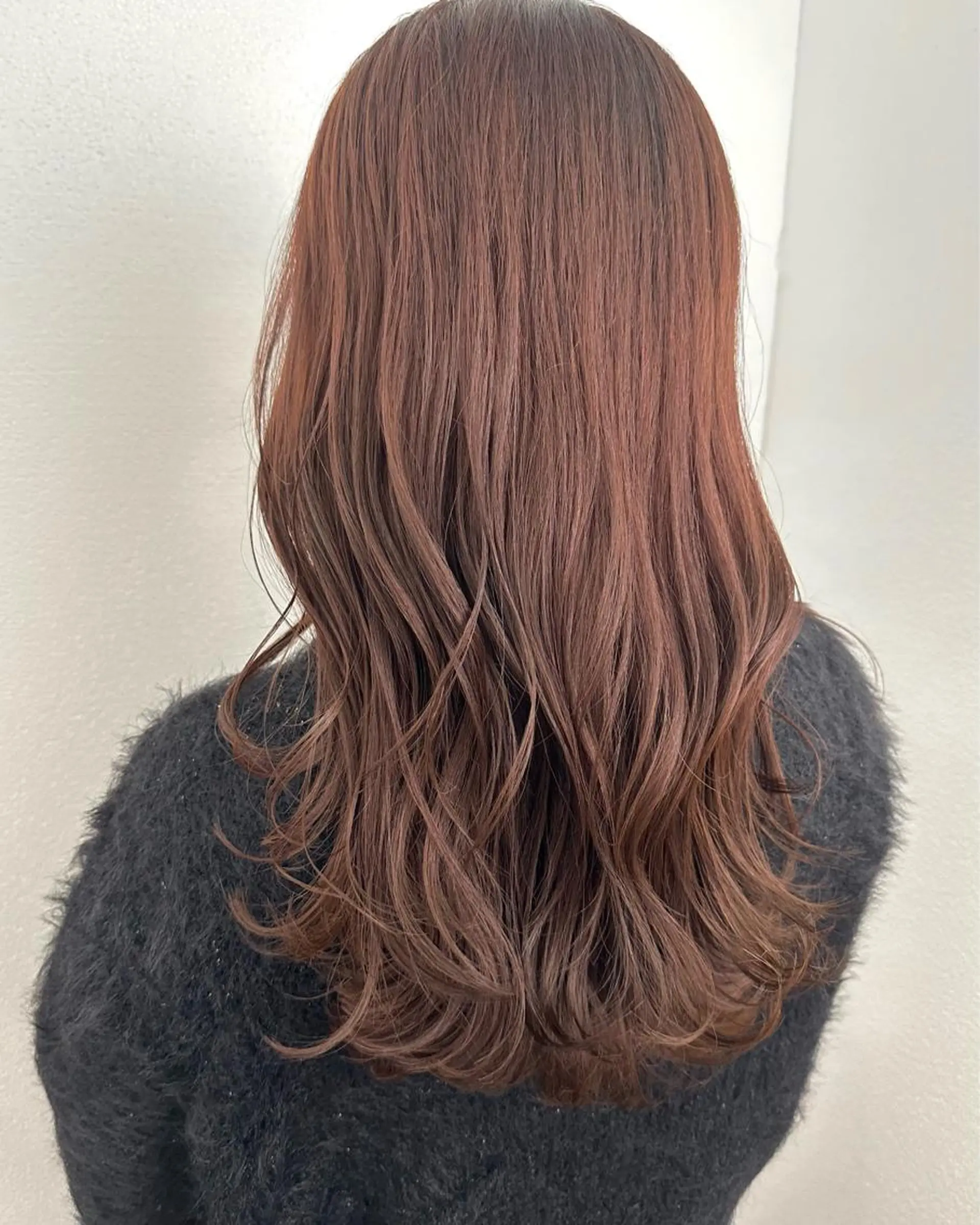 ロング カラー カット ヘアカラー トレンド/顔まわり/ レイヤー/髪質改善のヘアスタイル