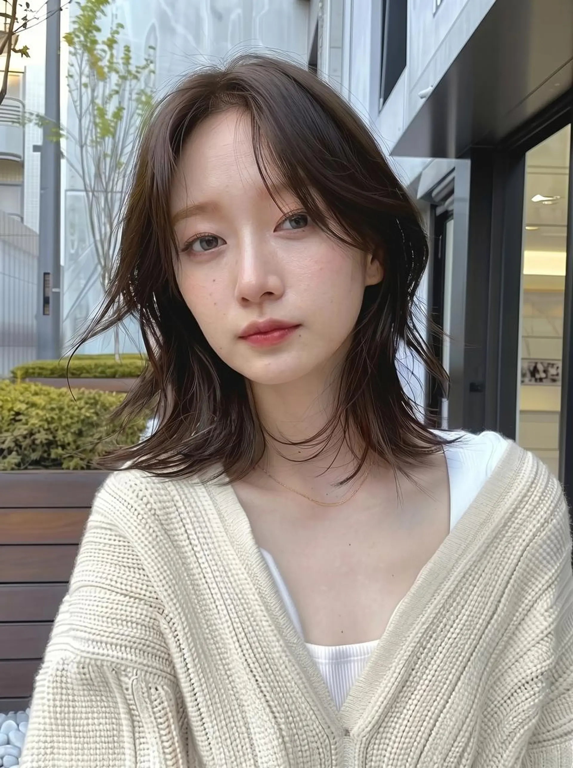 ロング ✨ブリーチなし× 髪質改善⚡新宿駅近のヘアスタイル