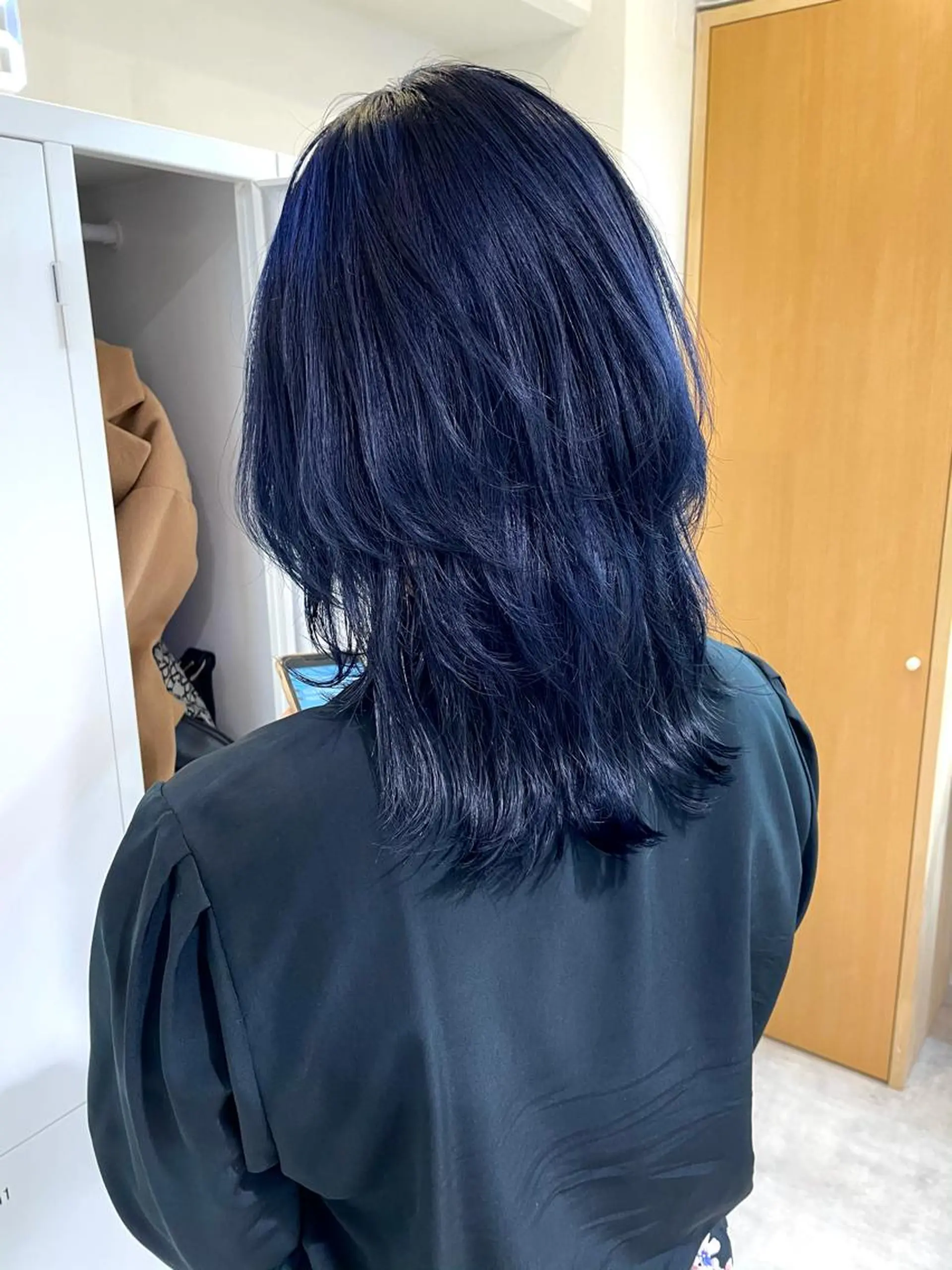 セミロング ハイレイヤー レイヤーカット ウルフカット ウルフレイヤー 田中大星 /ボブ 縮毛矯正のヘアスタイル