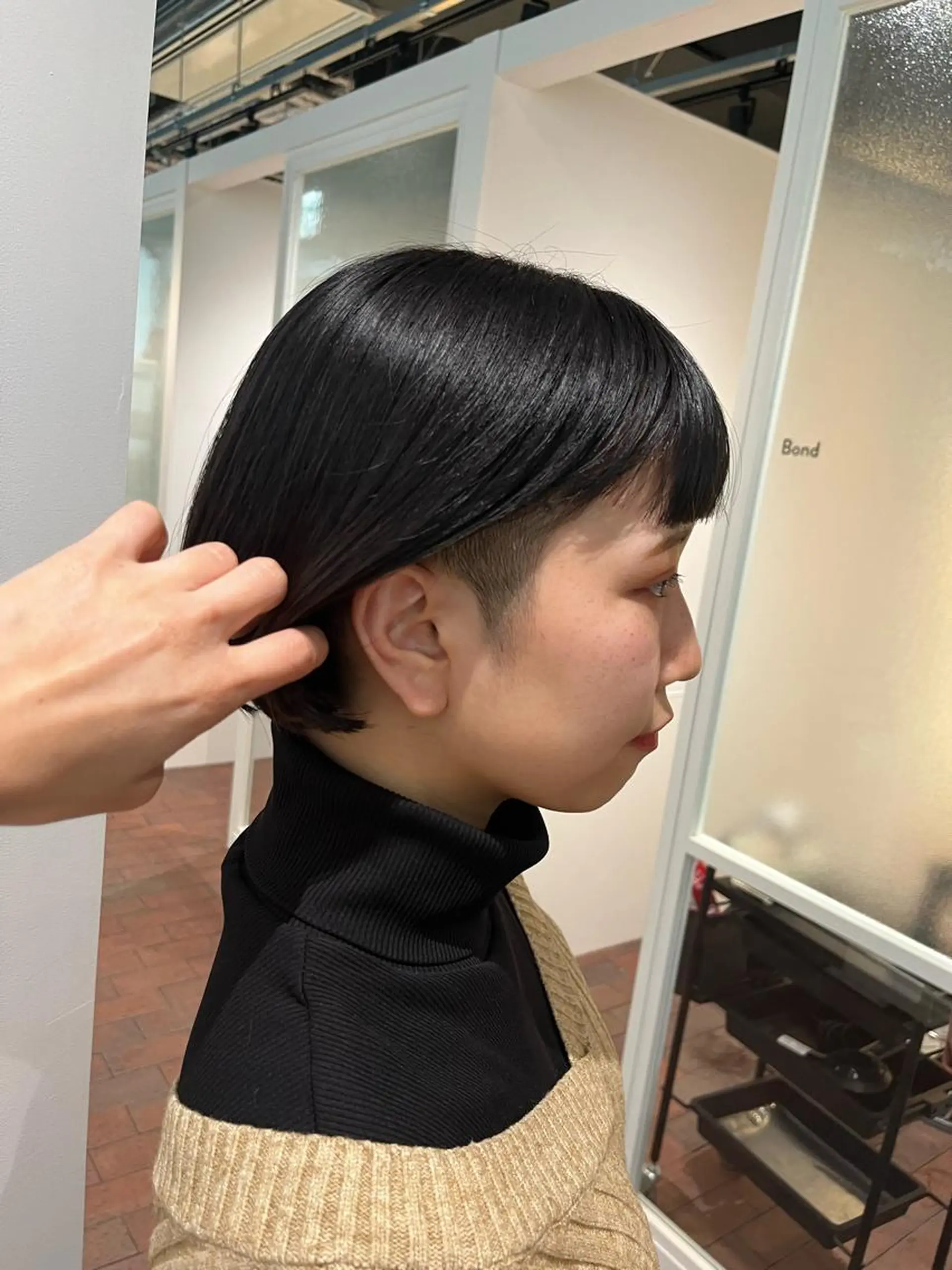 ショート マンツーマン 縮毛矯正/マユコのヘアスタイル