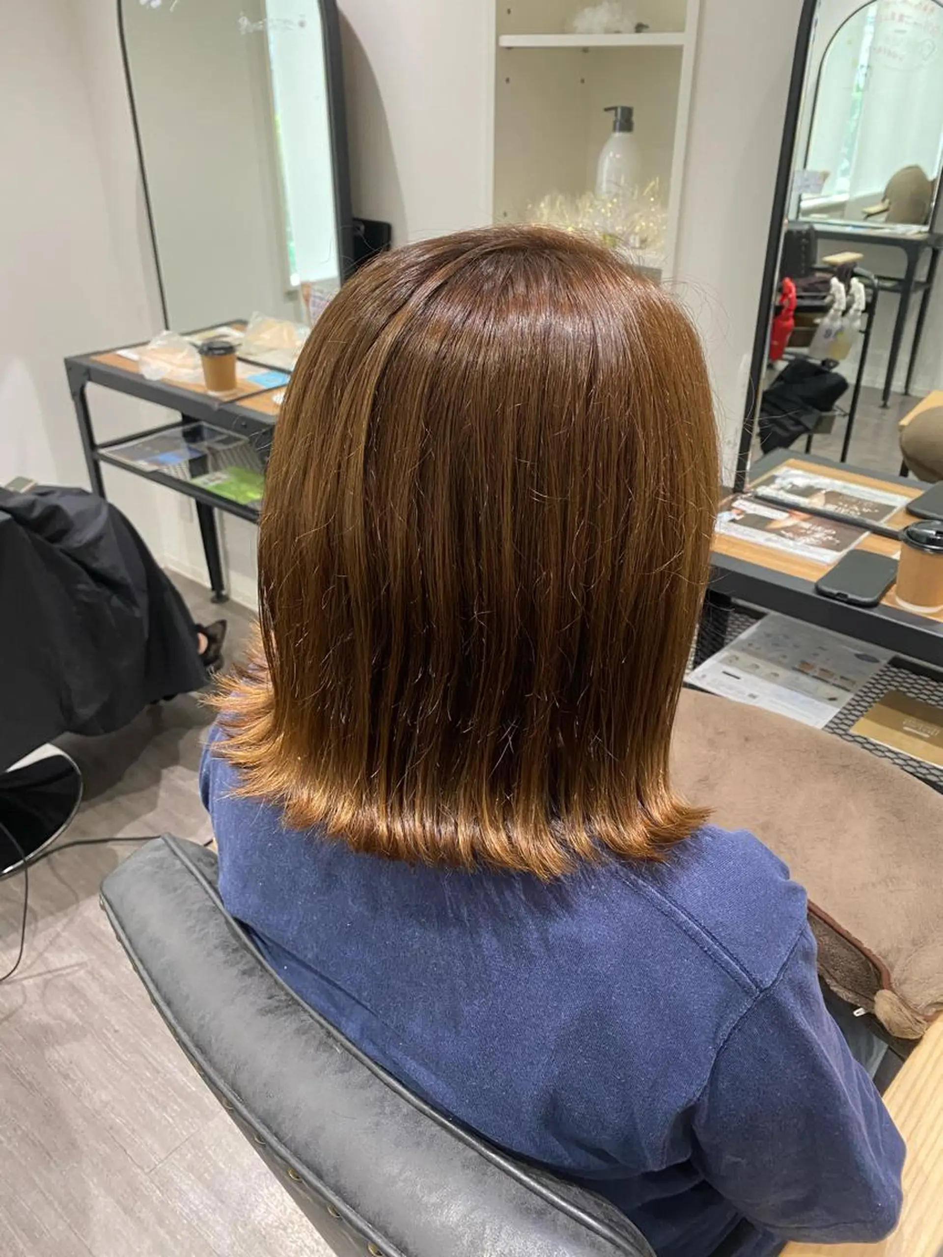 ミディアム 片平 帆香のヘアスタイル