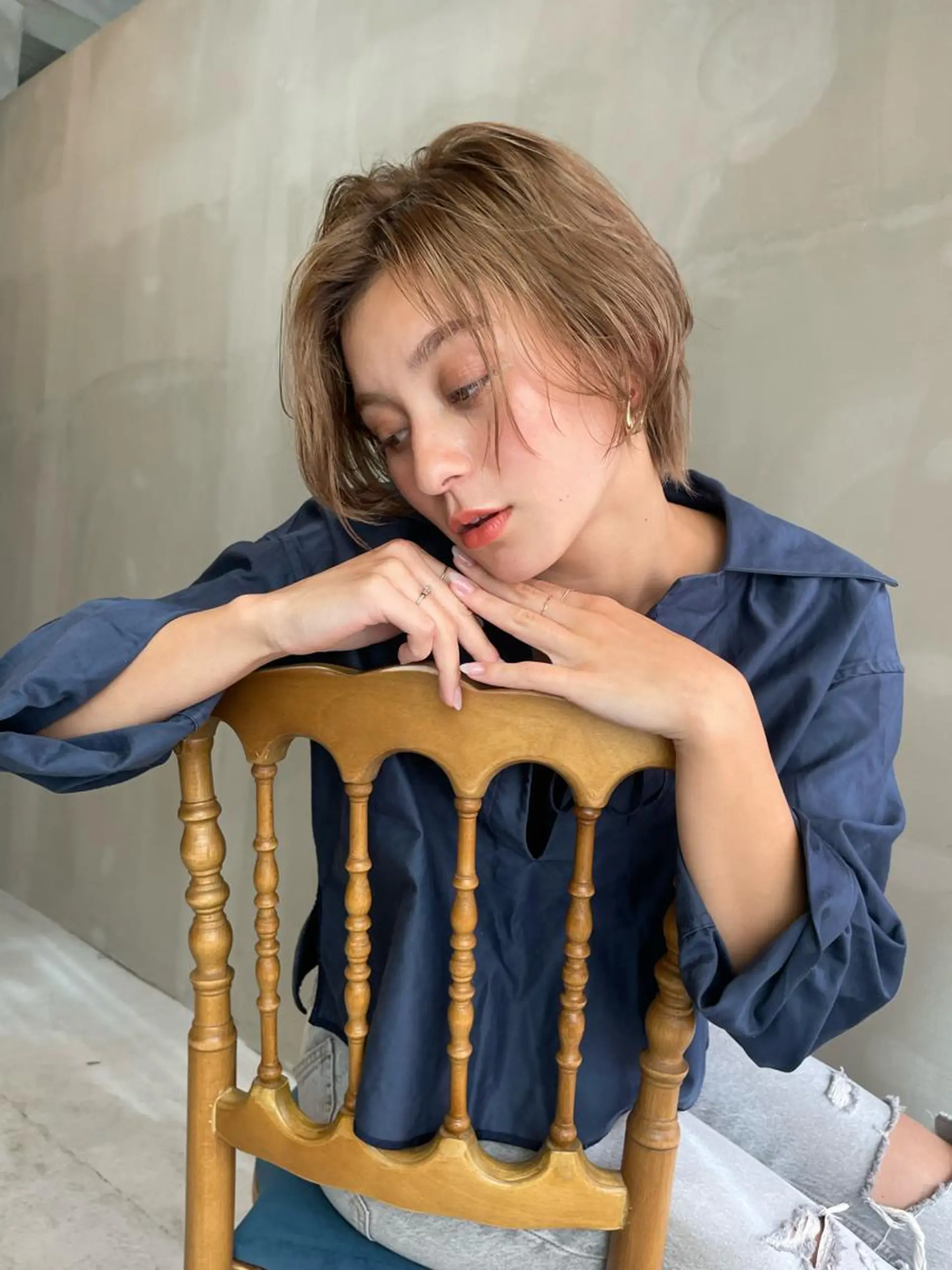 ショート カラー ショート/ボブ/ 心斎橋/宮脇美奈のヘアスタイル