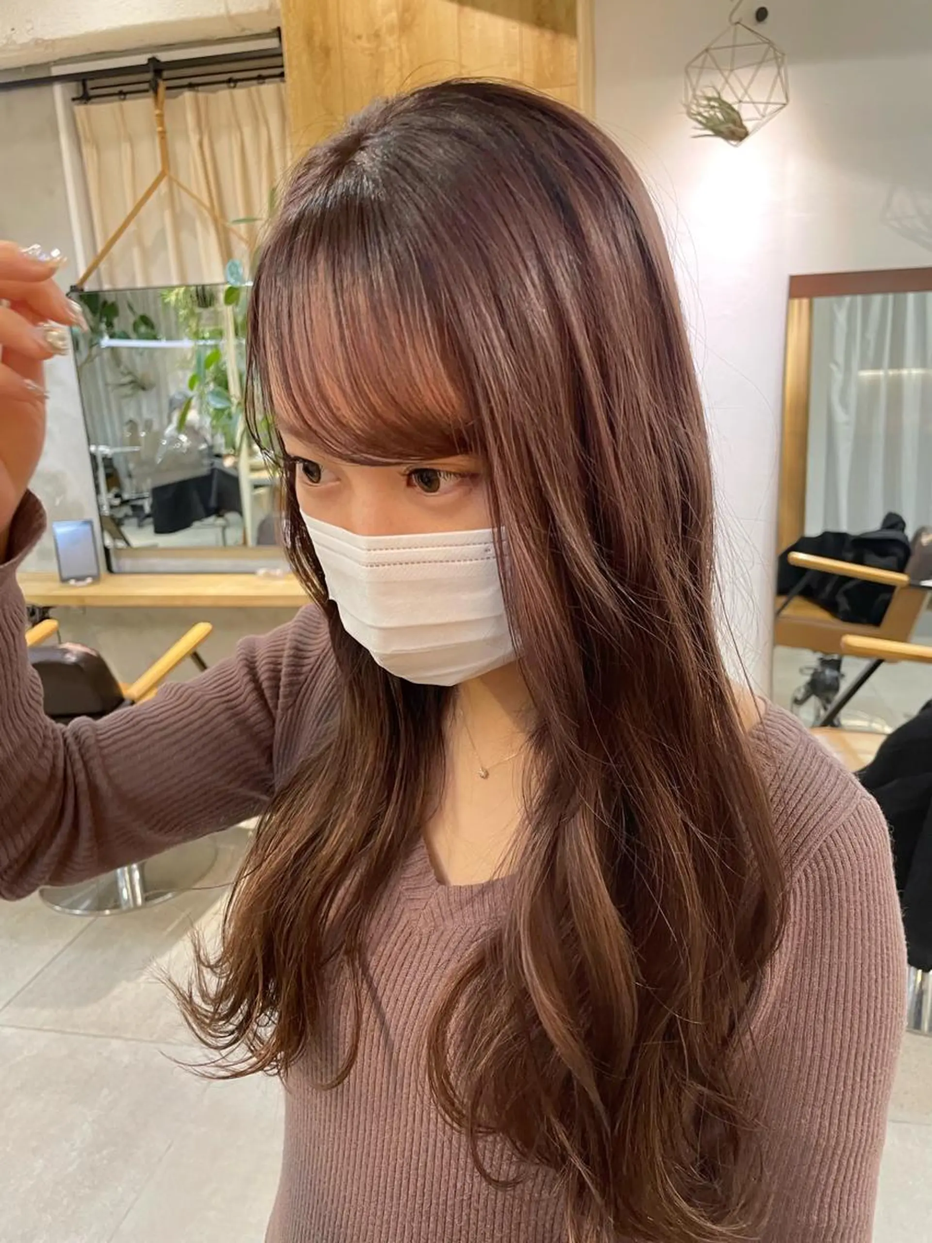 ロング カラー REINA☁️透明感 カラー/ぷつっと♡のヘアスタイル