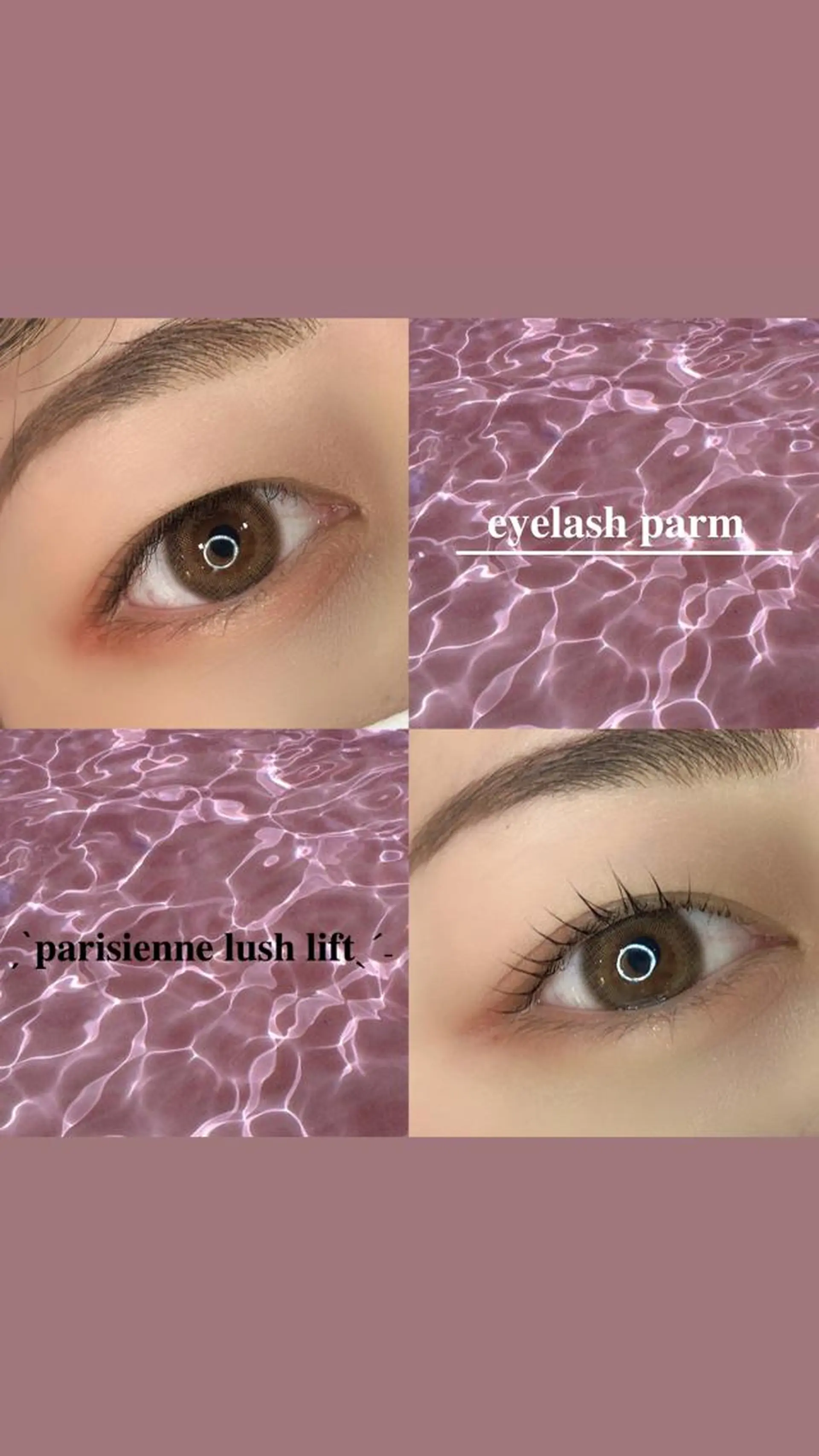 マツエク・マツパ パリジェンヌラッシュリフト まつげパーマ 一重×まつ毛パーマ miiia lashのマツエク・マツパデザイン