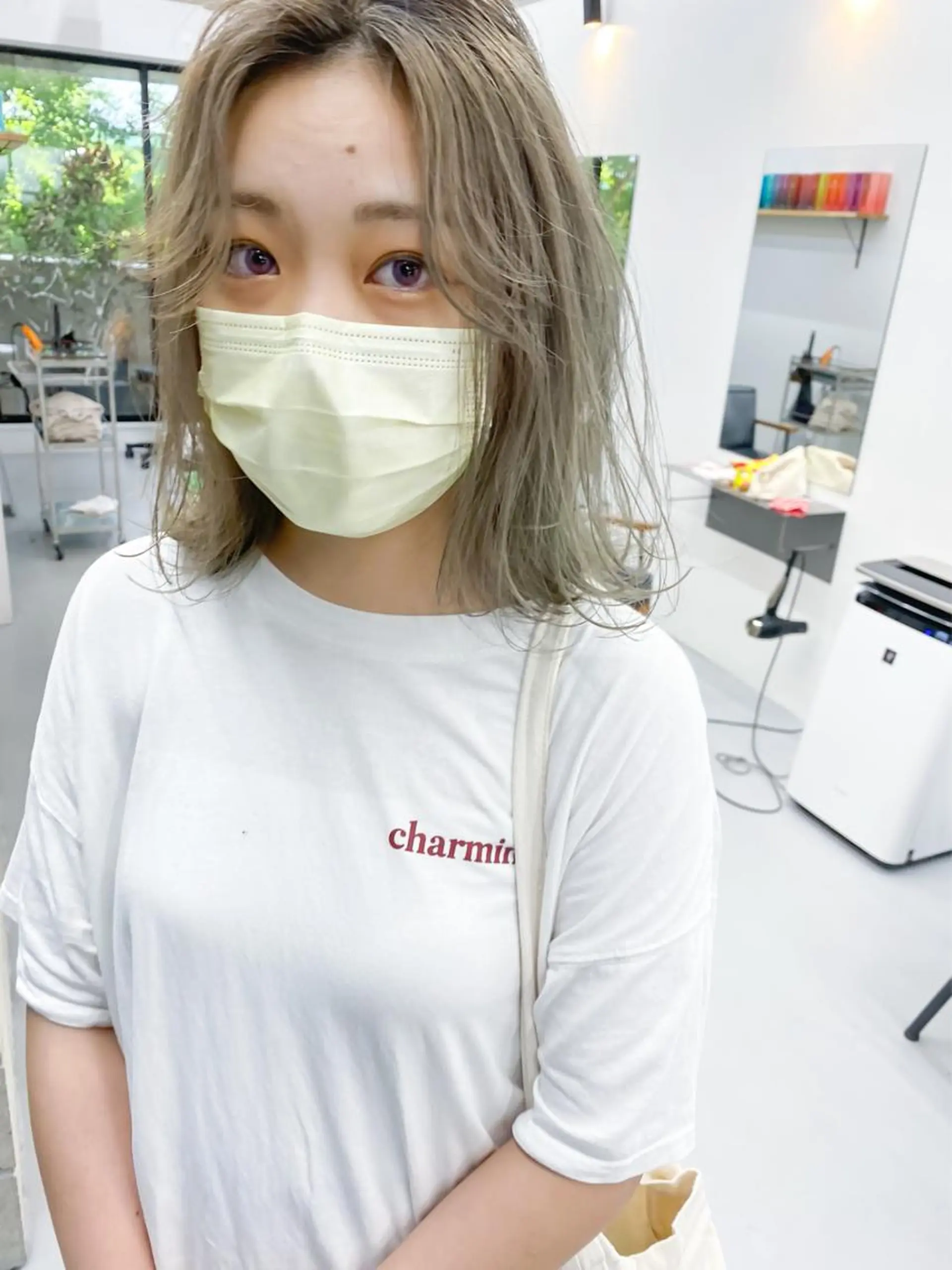 ミディアム カラー ベージュカラー 栄・伏見 JOULE'Sのヘアスタイル