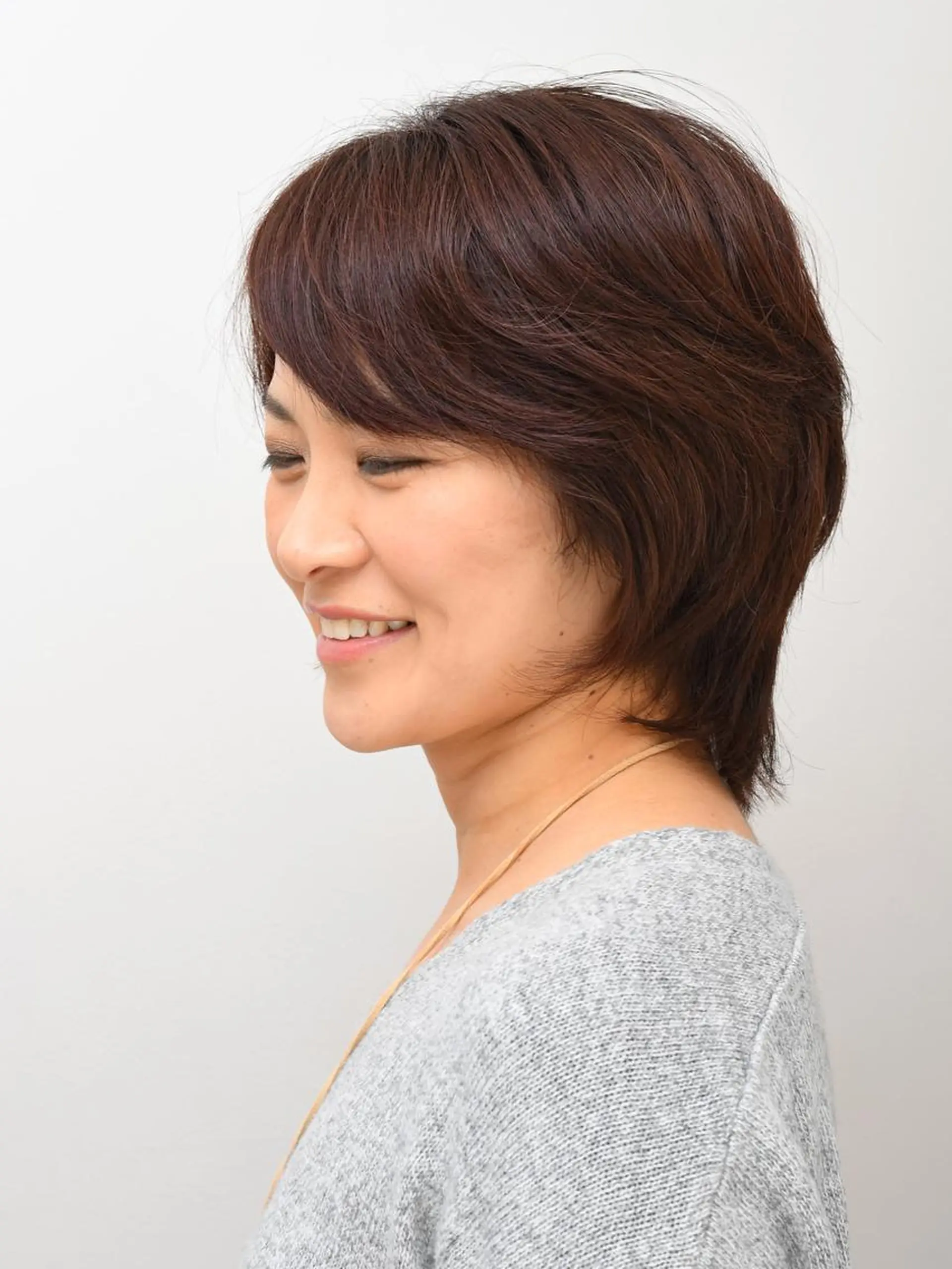 ショート カラー グラデーションカラー くびれヘア ショートヘア 小顔カット カット ヘッドスパ 山田 達也のヘアスタイル