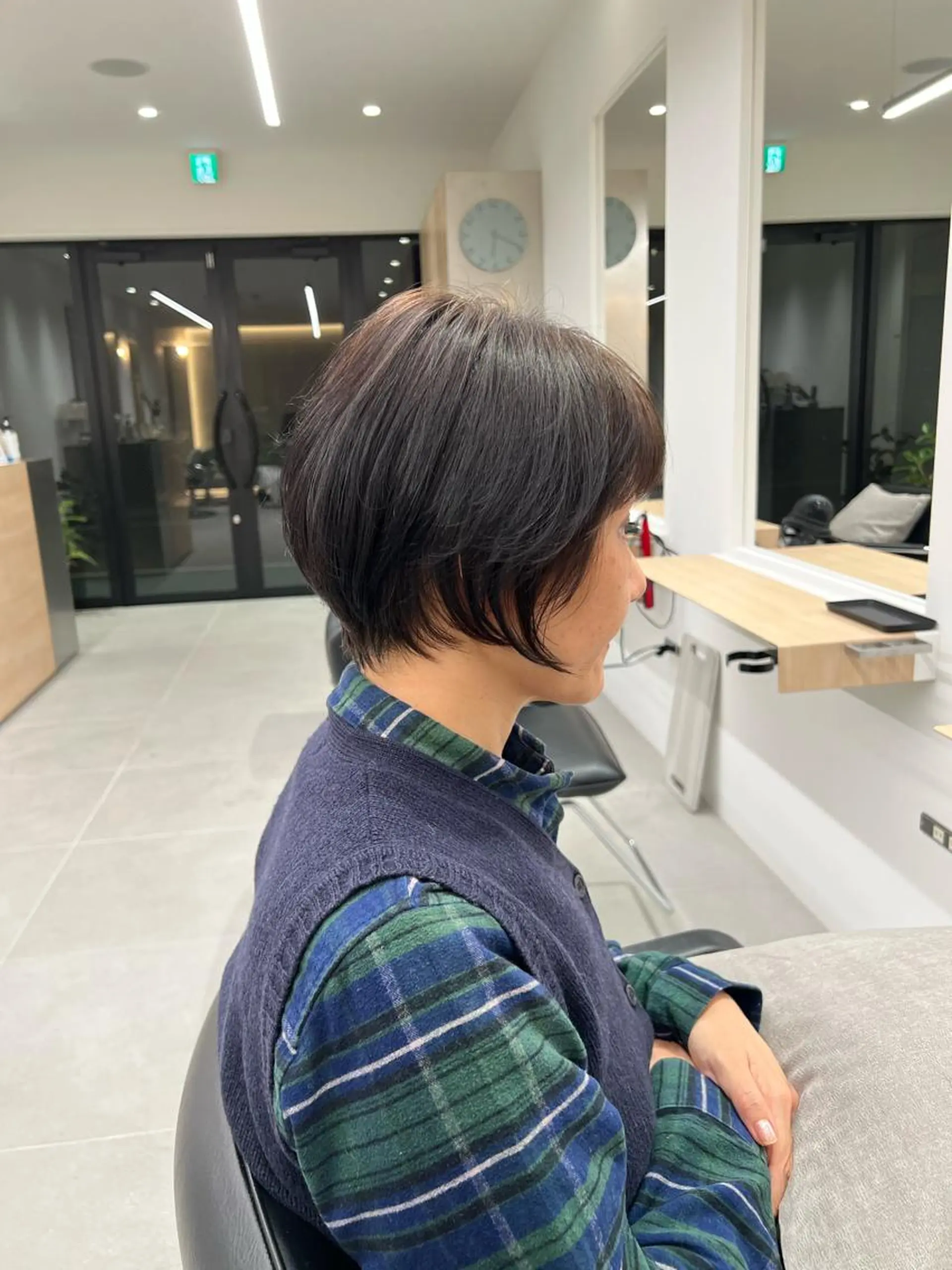 ショート カット ヘアカラー トリートメント 斉藤 未佳のヘアスタイル