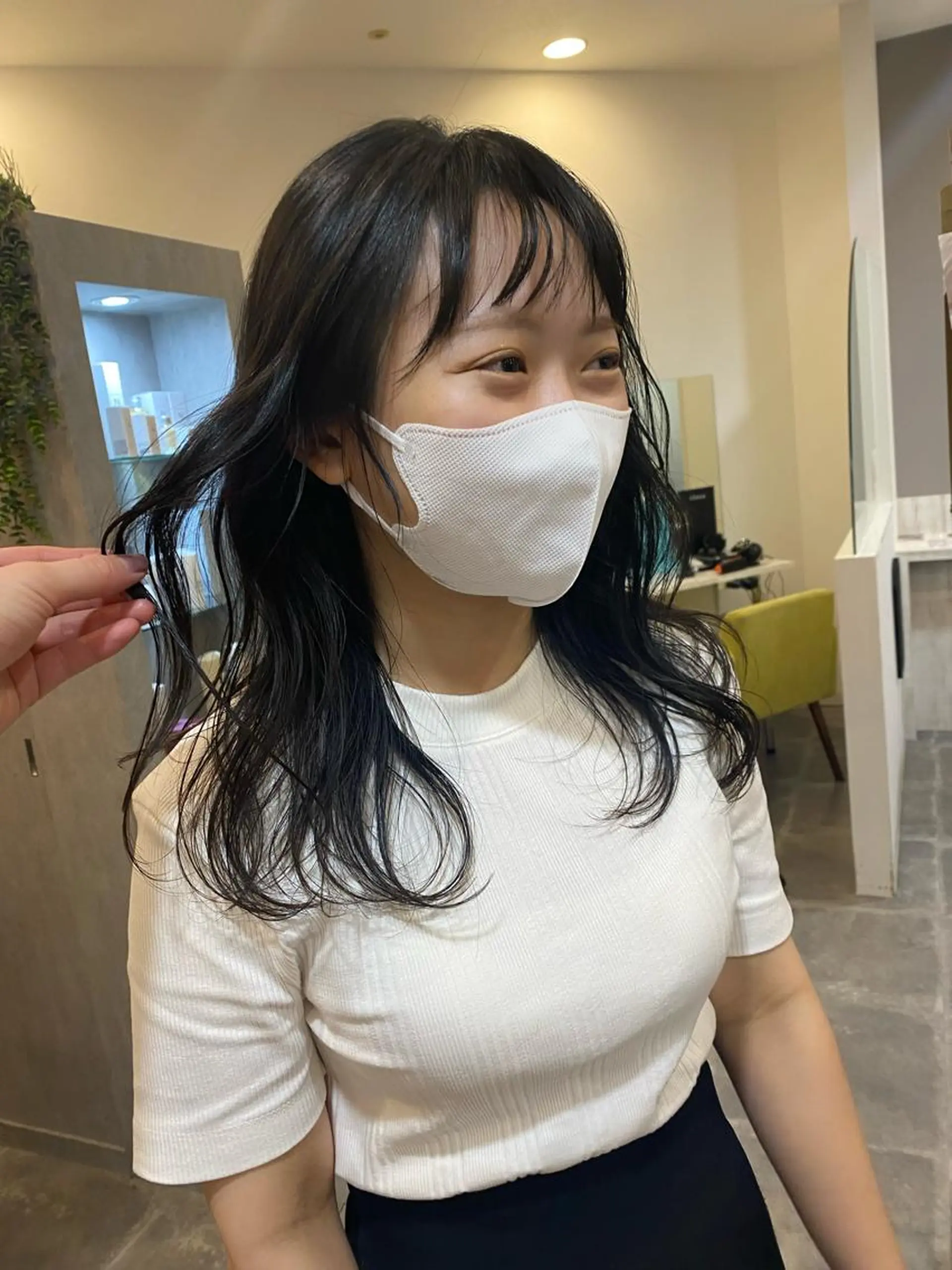 セミロング ノンダメージ 🥑mikubanのヘアスタイル