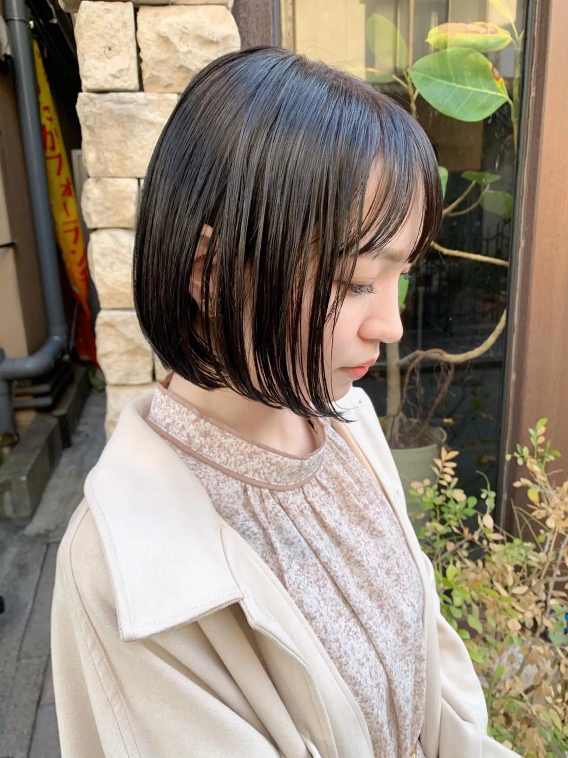 ショート カラー ボブ Libre 西野圭一のヘアスタイル