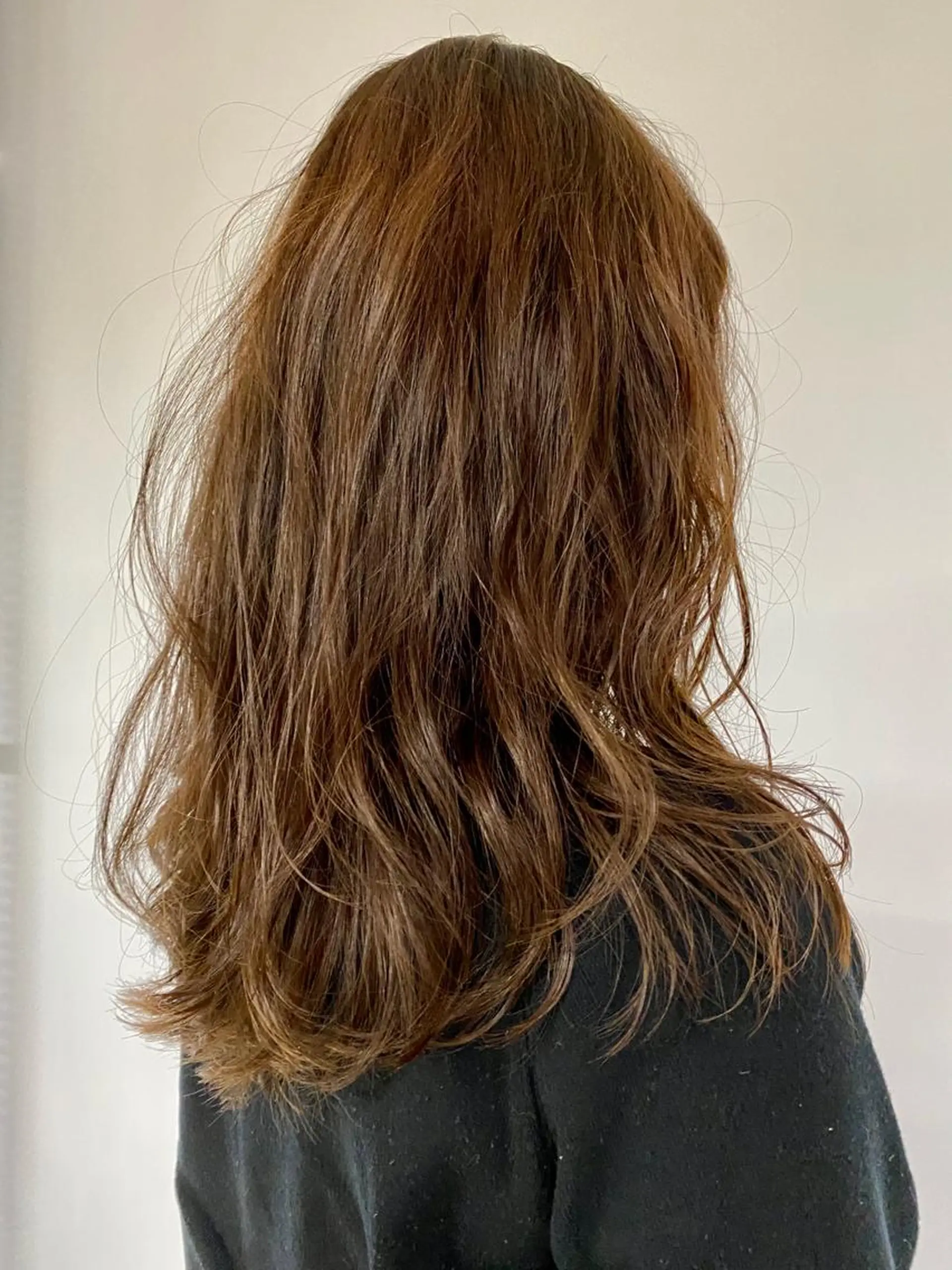 ロング カラー パーマ カット パーマ トリートメント KOOKI スティードトーキョーのヘアスタイル