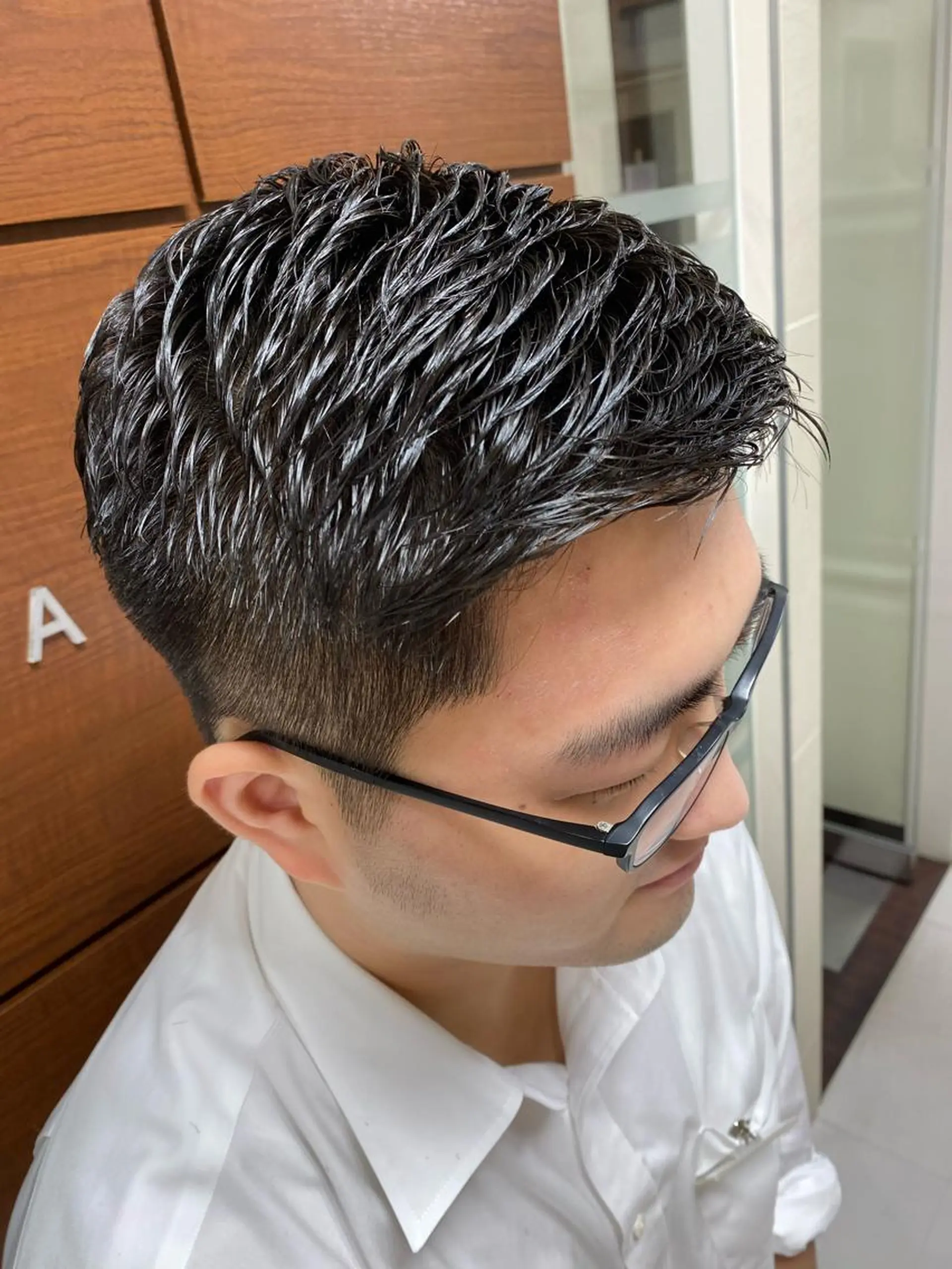 ショート パーマ 牧野 優太のヘアスタイル