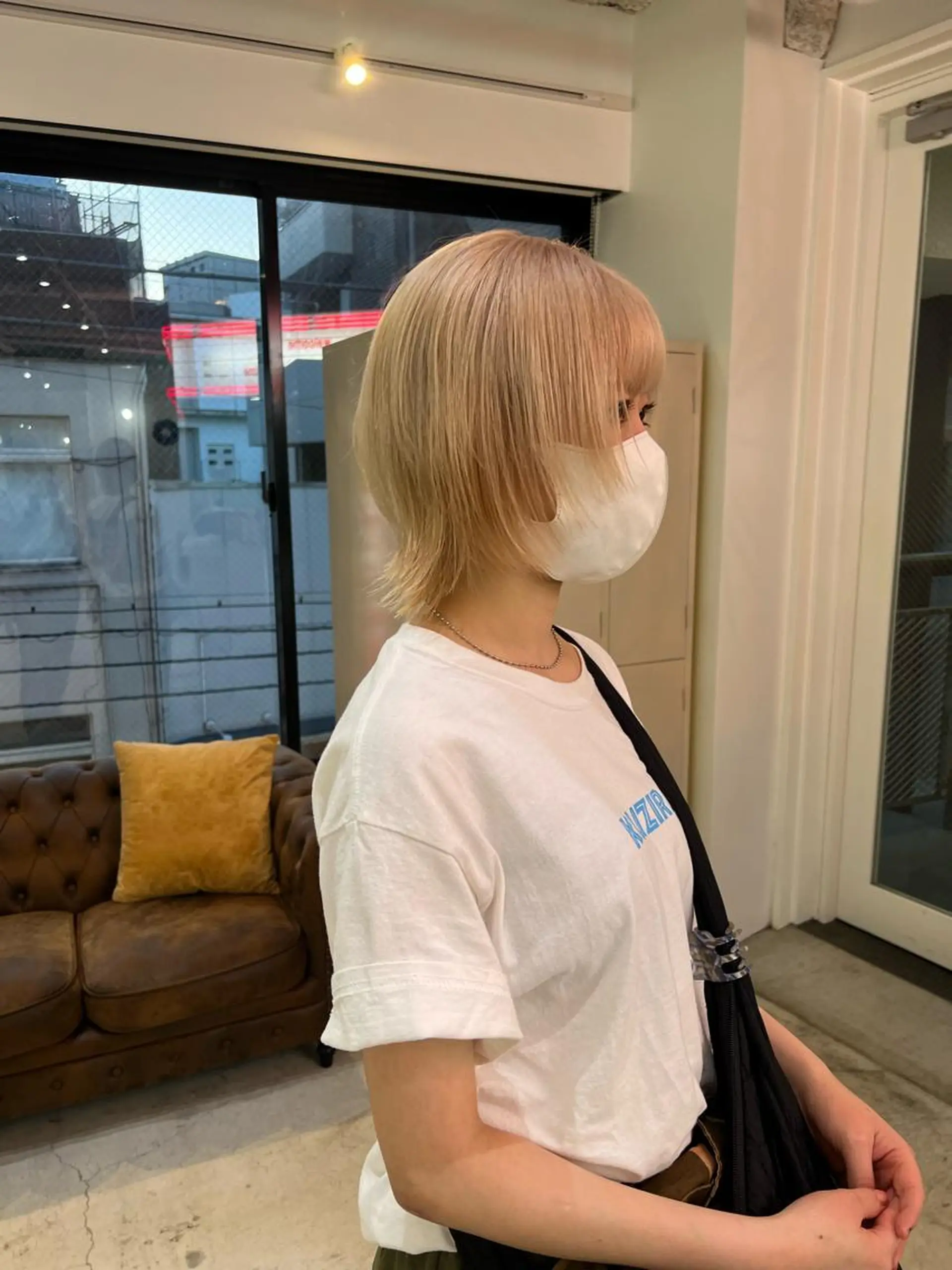 カラー 💥ウルフカット デザインあんな💥のヘアスタイル
