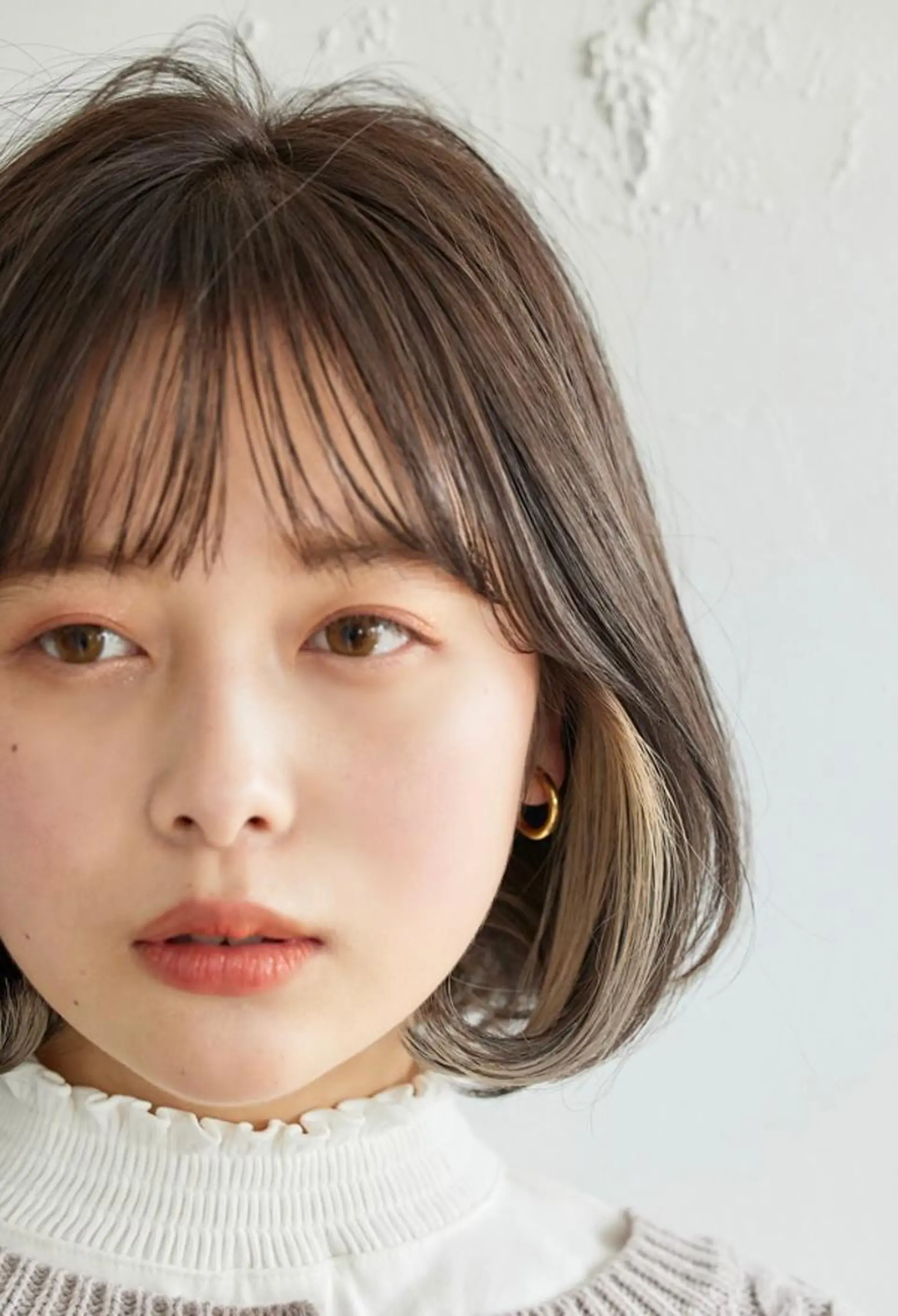 ミディアム カラー イヤリングカラー トリートメント 似合わせレイヤー 🇰🇷荒木洋文のヘアスタイル