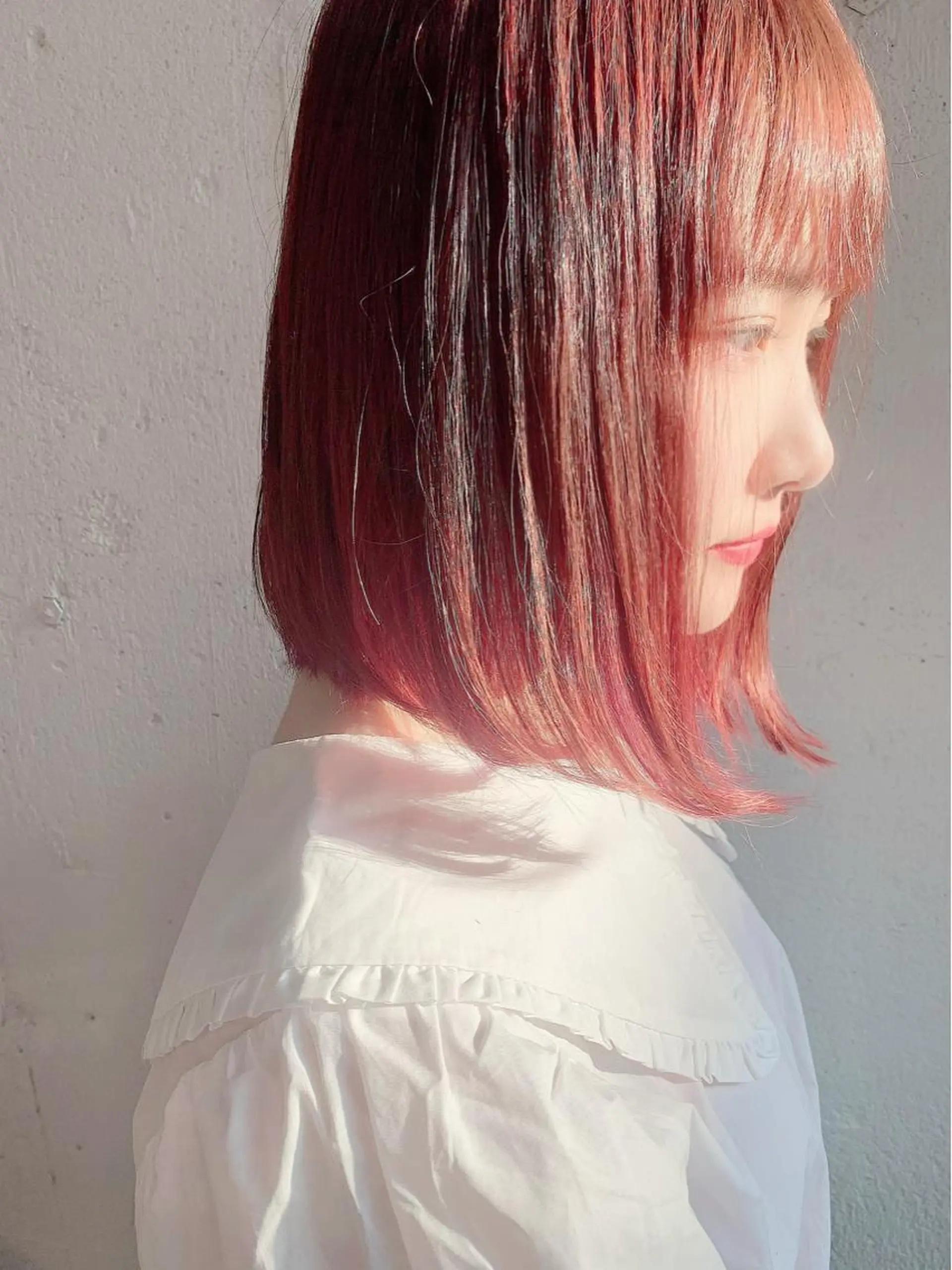ミディアム カラー ボブ カット 💛丁寧さNo.🥇 🧸片山智裕💛のヘアスタイル