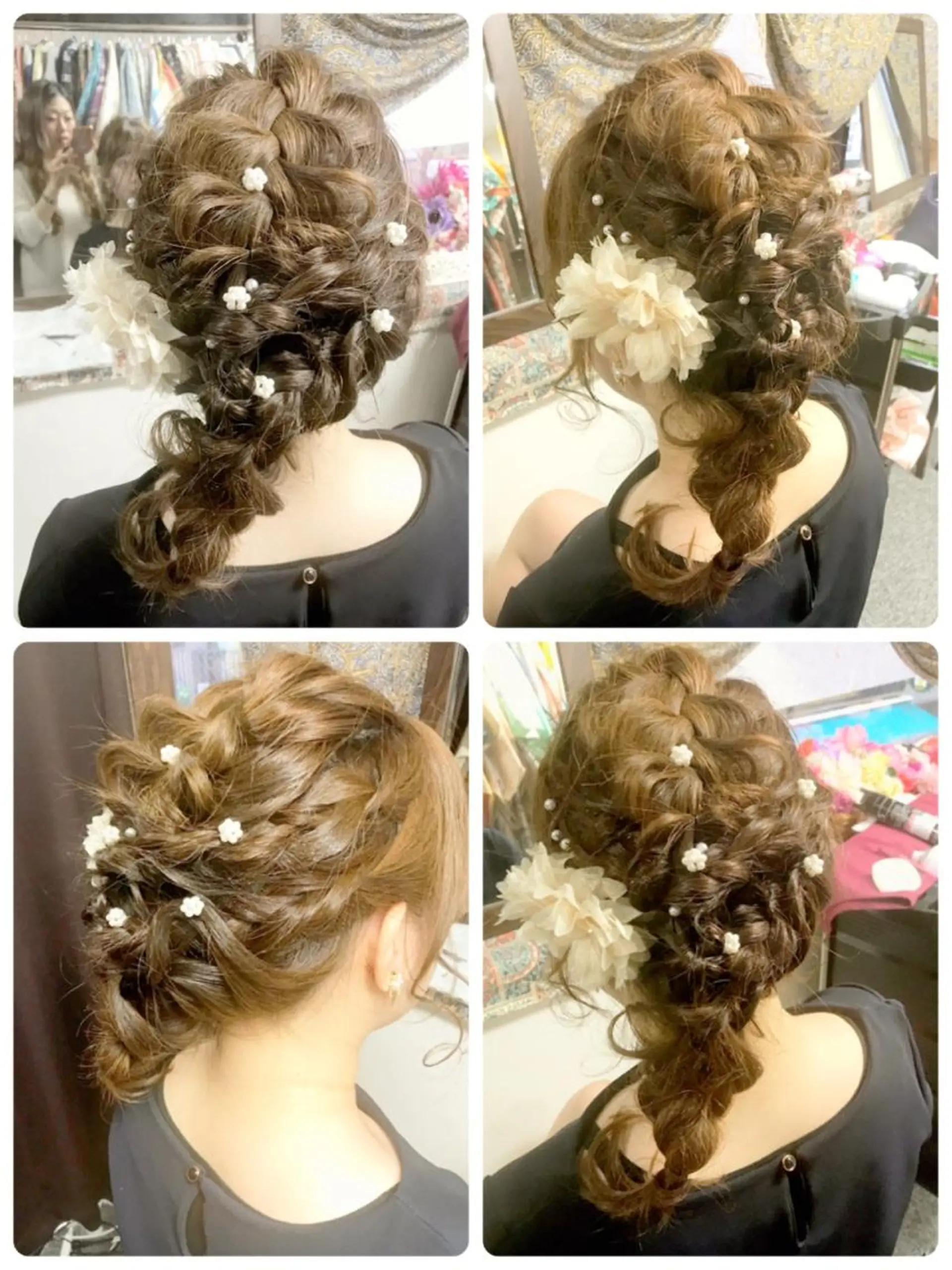 ヘアアレンジ 結婚式・ブライダル 中原 梨沙のヘアスタイル